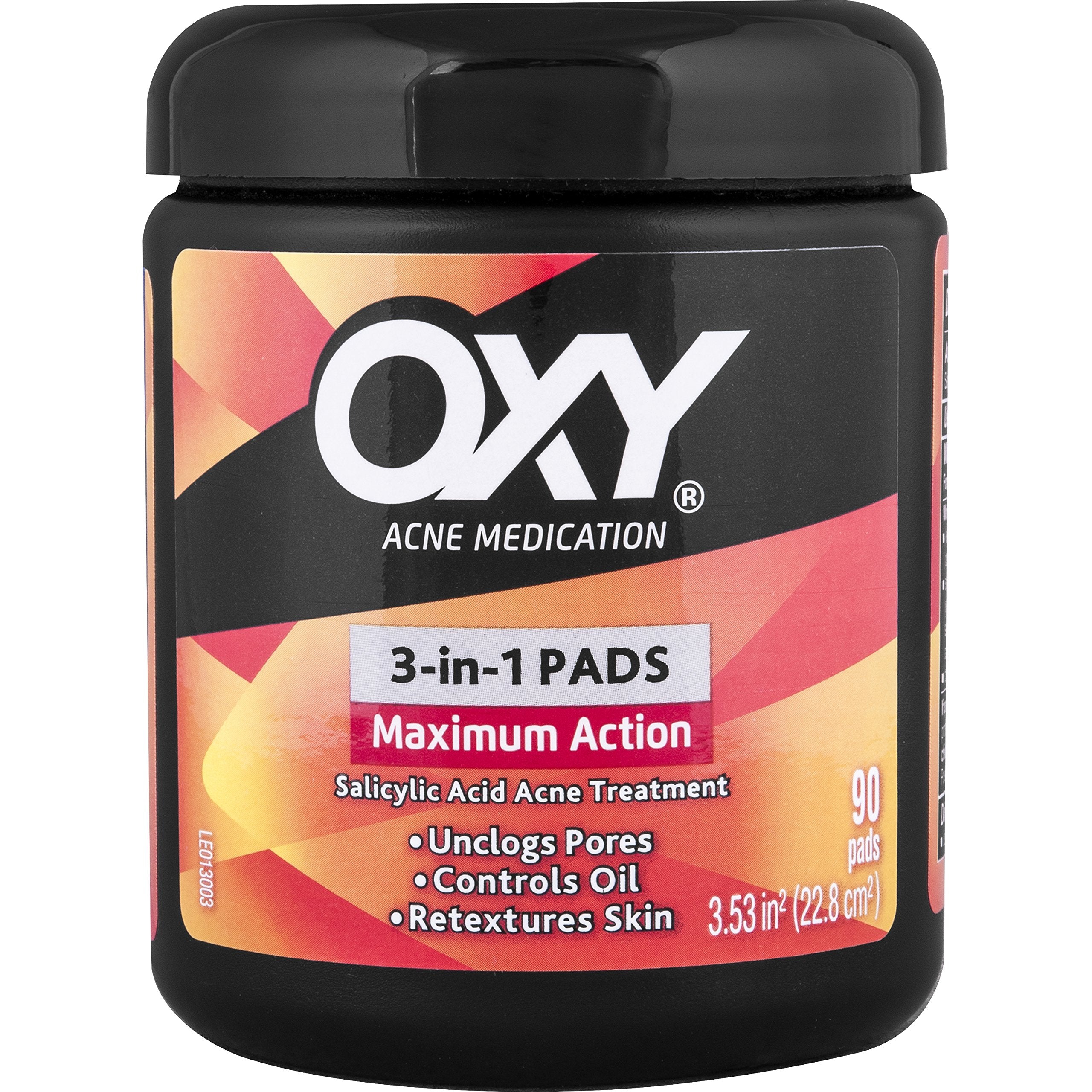 OXY Maximum Action 3In1 Treatment Pads 90 ea (Pack of 2)