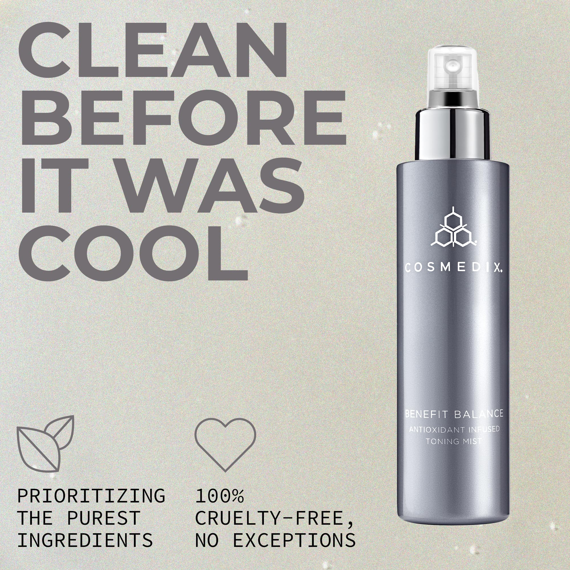 COSMEDIX Benefit Balance Toner for Face - Ultra-Nourishing & Hydrating Facial Toner Face Mist for Fine Lines & Wrinkles - Deep C