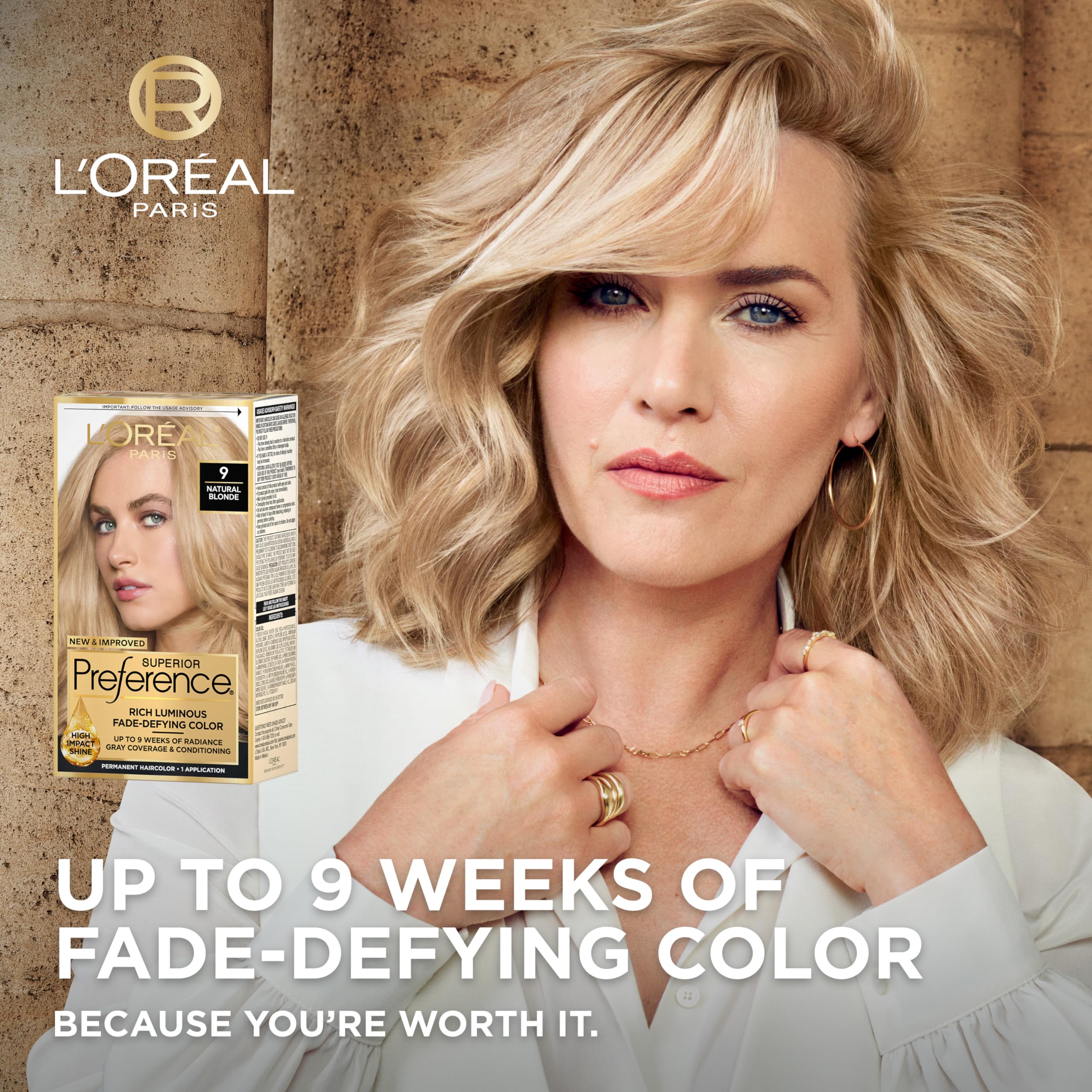 L'Oreal Superior Preference Hair Color [7-1/2A] Medium Ash Blonde (Cooler) 1 Each (Pack of 3)