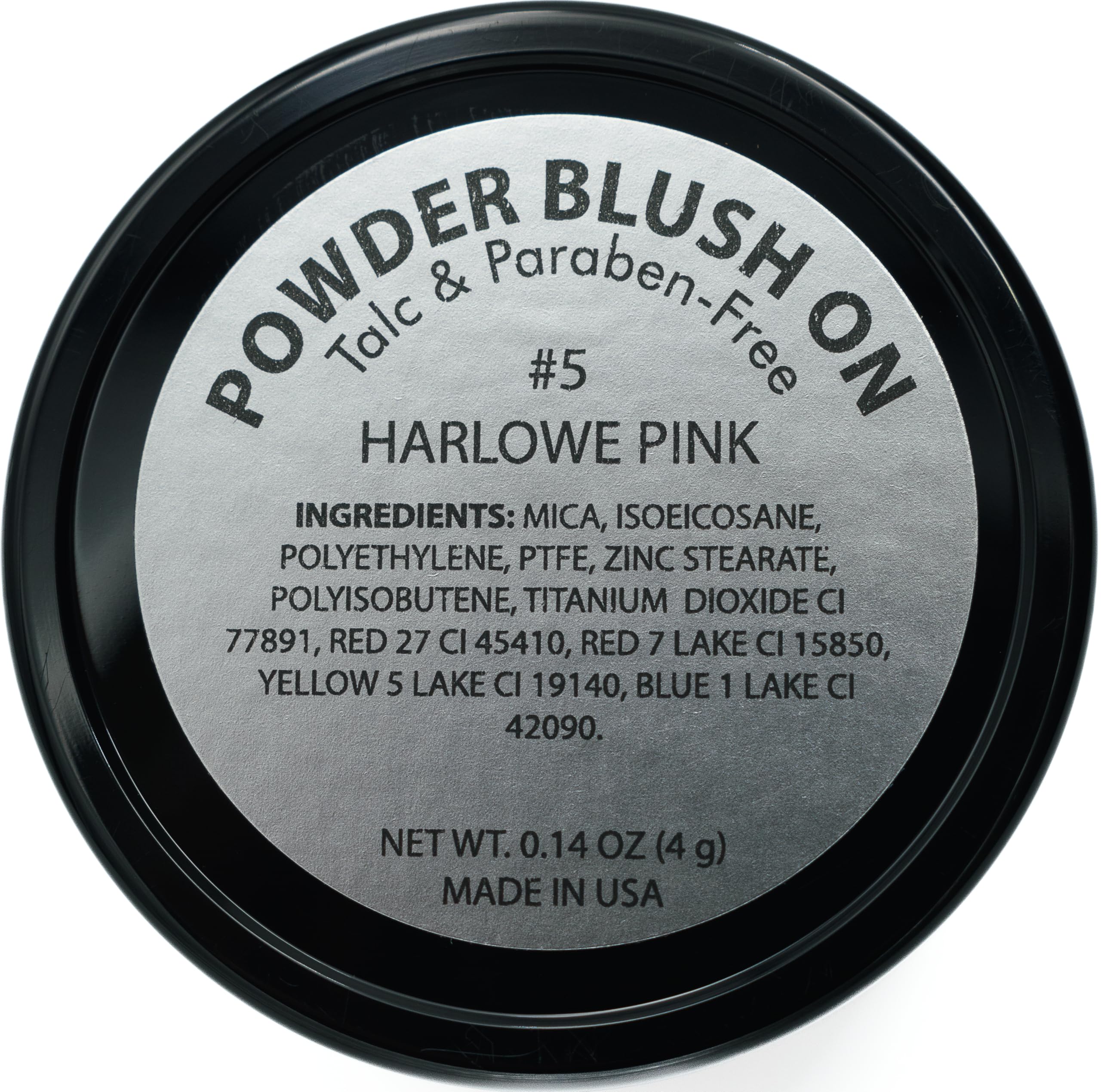 Pure Ziva Harlowe Pink Purple Light Lavender Violet Vegan Blush Pressed Cheek Color Powder, Talc & Paraben Free, No Animal Testi
