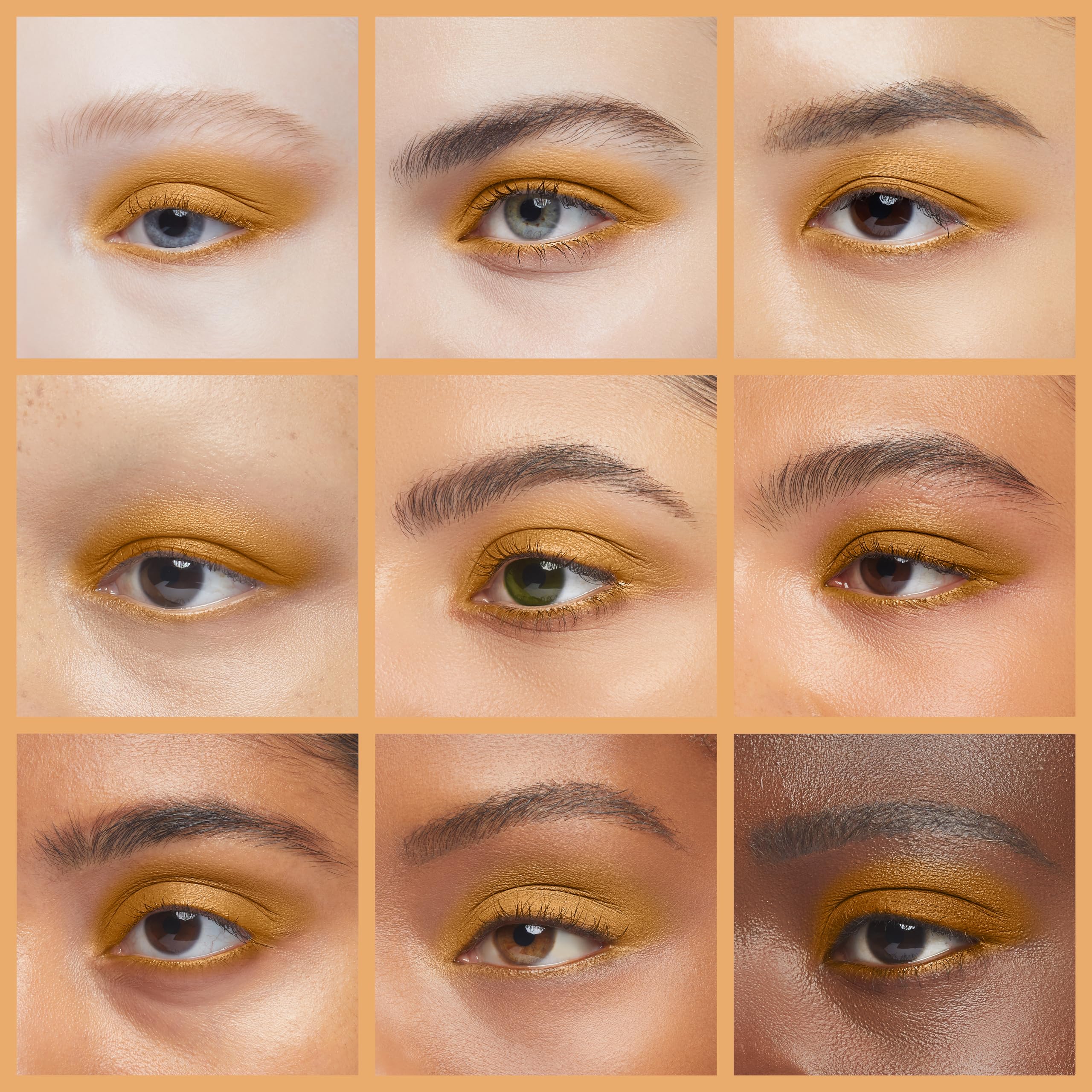 Pure Ziva Desert Sun Matte Medium Orange Warm Beige Pressed Powder Single Vegan Eyeshadow; Talc, Paraben & Cruelty Free