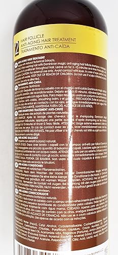 Dominican Magic Hair Follicle Anti-Aging Shampoo & Treatment 15.87oz Duo ''Set''