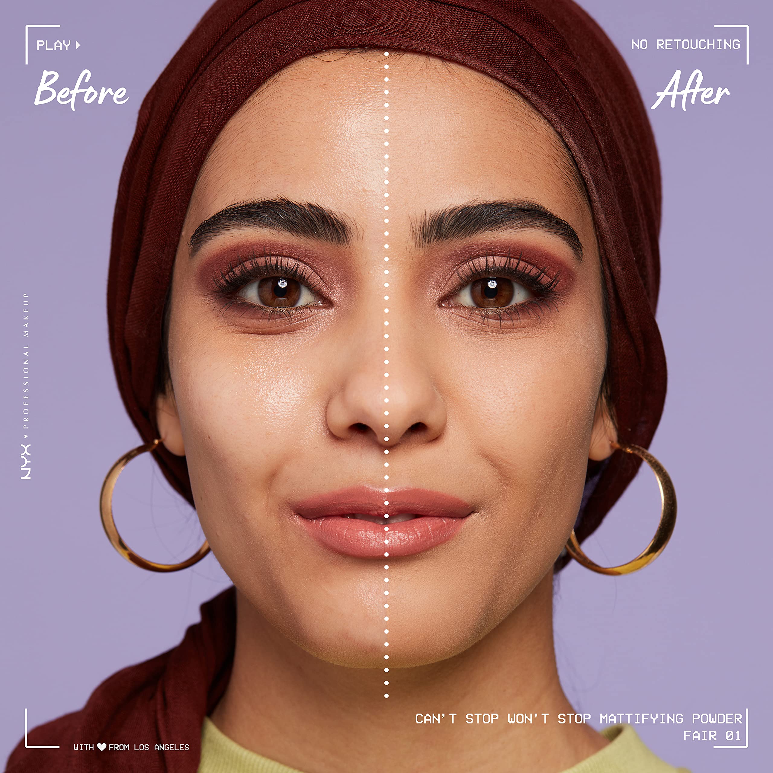 NYX PROFESSIONAL MAKEUP Can 't Stop Won 't Stop Mattifying Pressed Powder - Fair