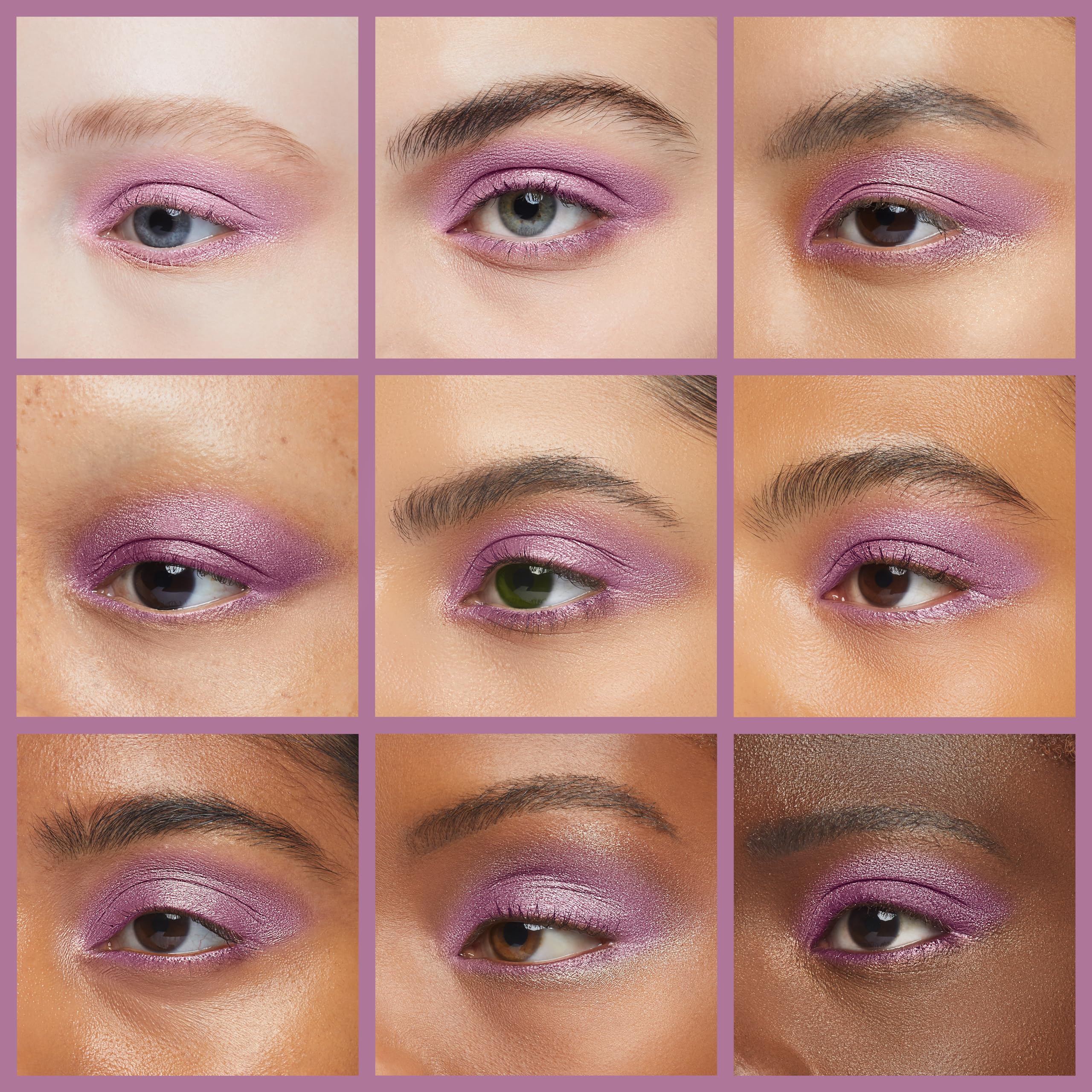 Pure Ziva Purple Pink Opalescence Shimmering Mauve Opaque Pressed Powder Single Eyeshadow; Talc, Paraben & Cruelty Free