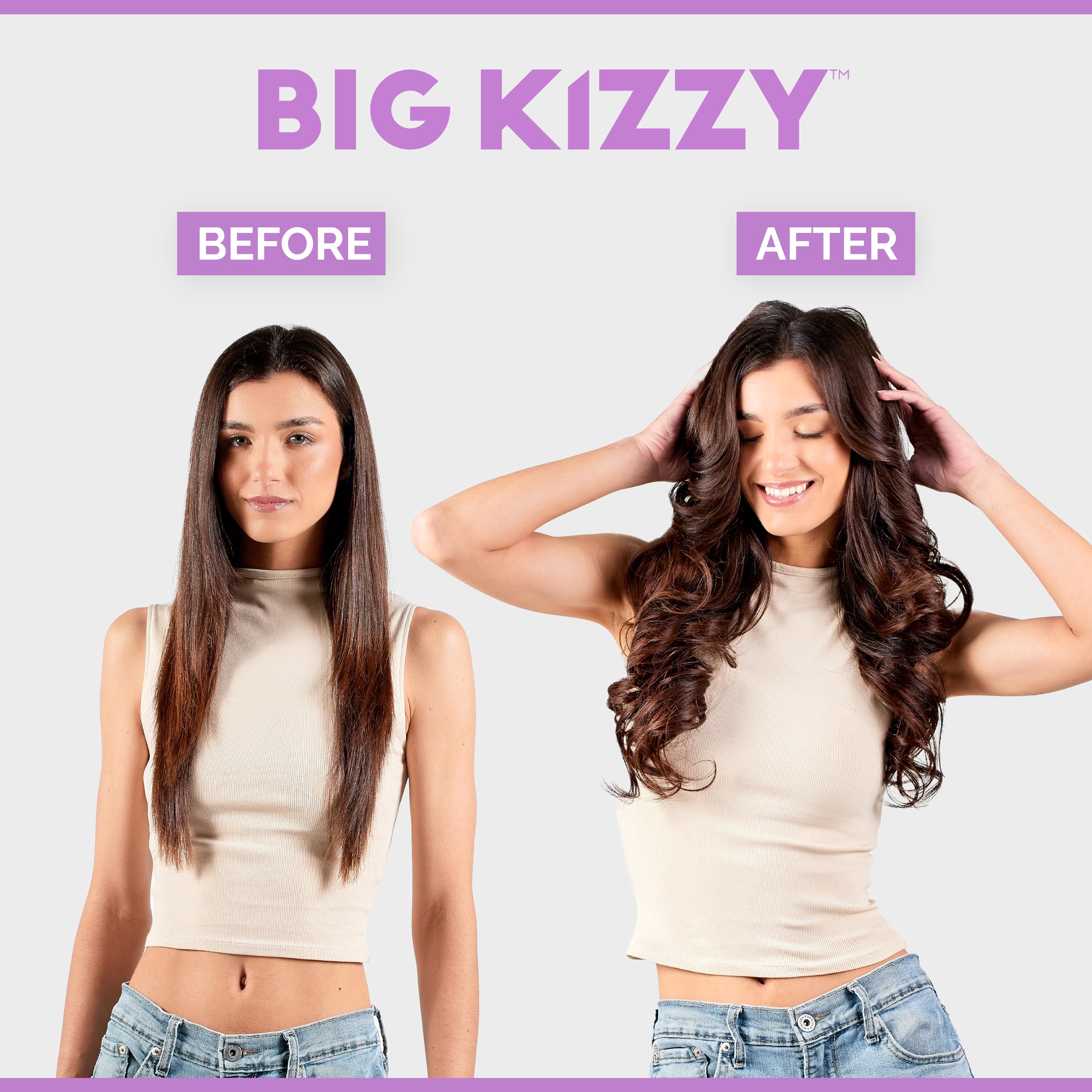 Big Kizzy Hair Extensions Tape - Regular Hold - Fits Most Tape In Hair Extensions, 4Cm X .8Cm Tape For Extensions, Professional