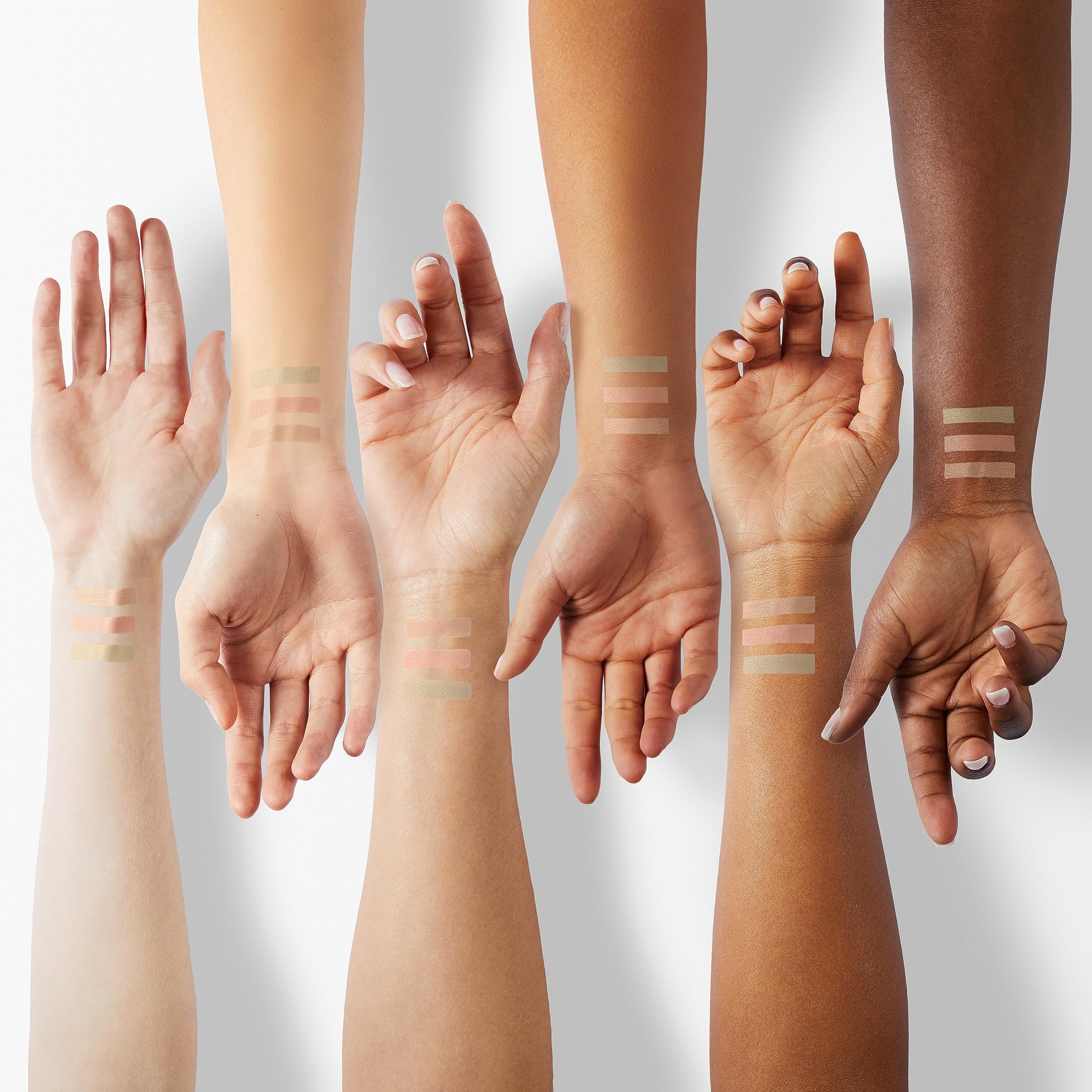 The Saem Cover Perfection Triple Pot Concealer - 3 Color Concealer With Clear Beige, Green & Peach Shades - Full Coverage Concea