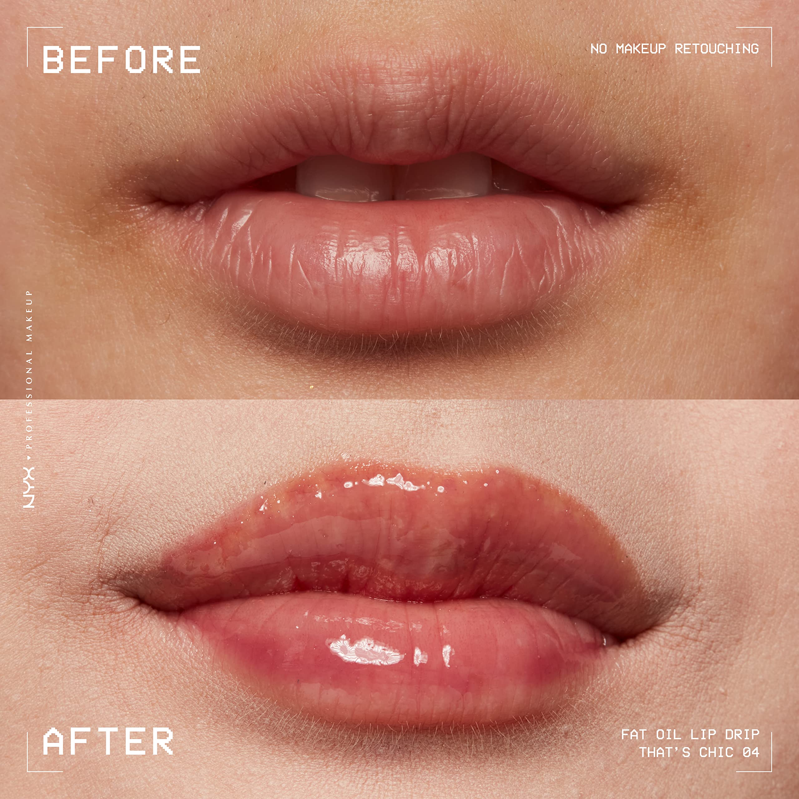 NYX PROFESSIONAL MAKEUP Fat Oil Lip Drip, Moisturizing, Shiny and Vegan Tinted Lip gloss - Thats chic (Deep Berry)