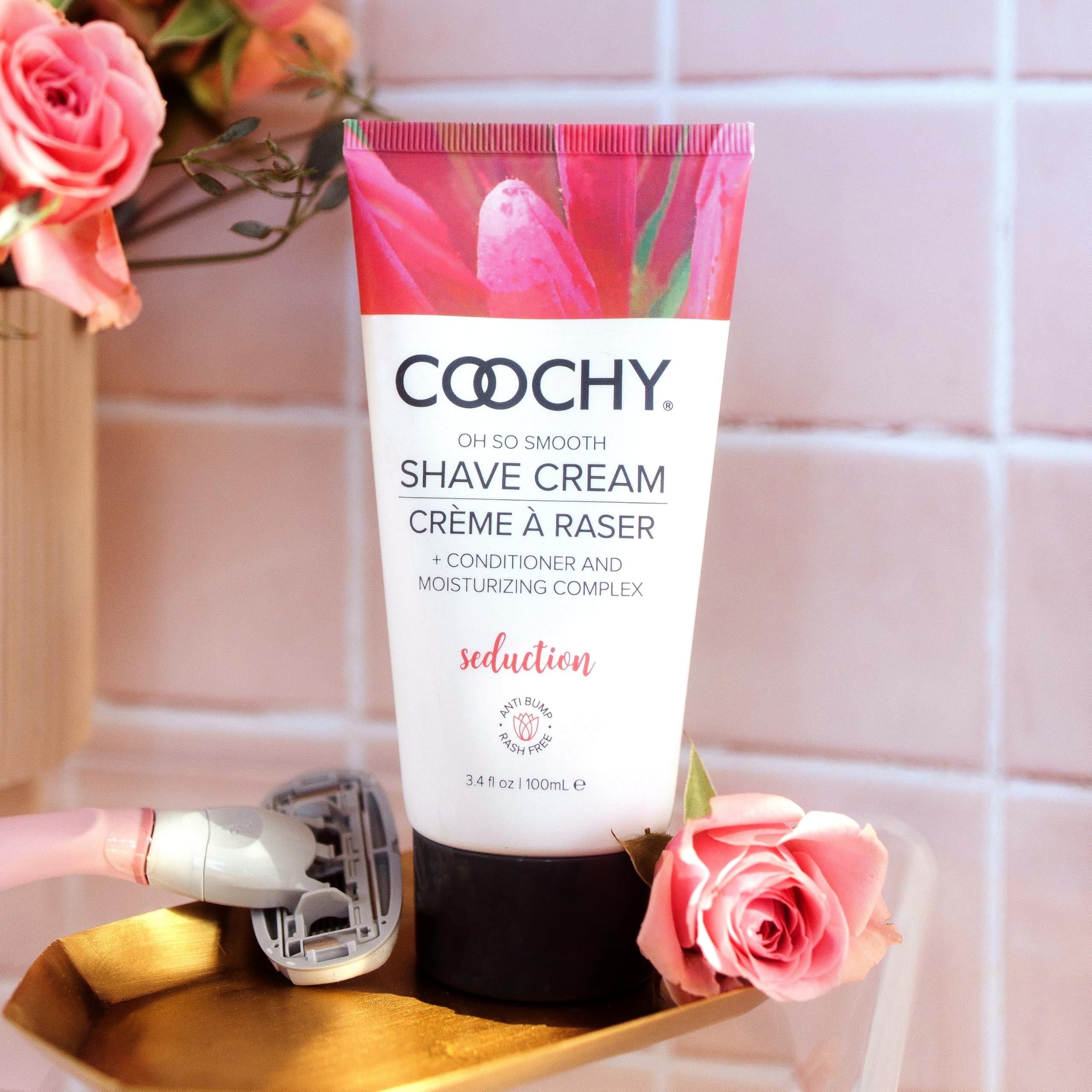 Coochy Intimate Shaving Cream | Shave Conditioner & Moisturizer for Face & Body | Ideal for Sensitive Skin Care, Anti-Bump | Sed