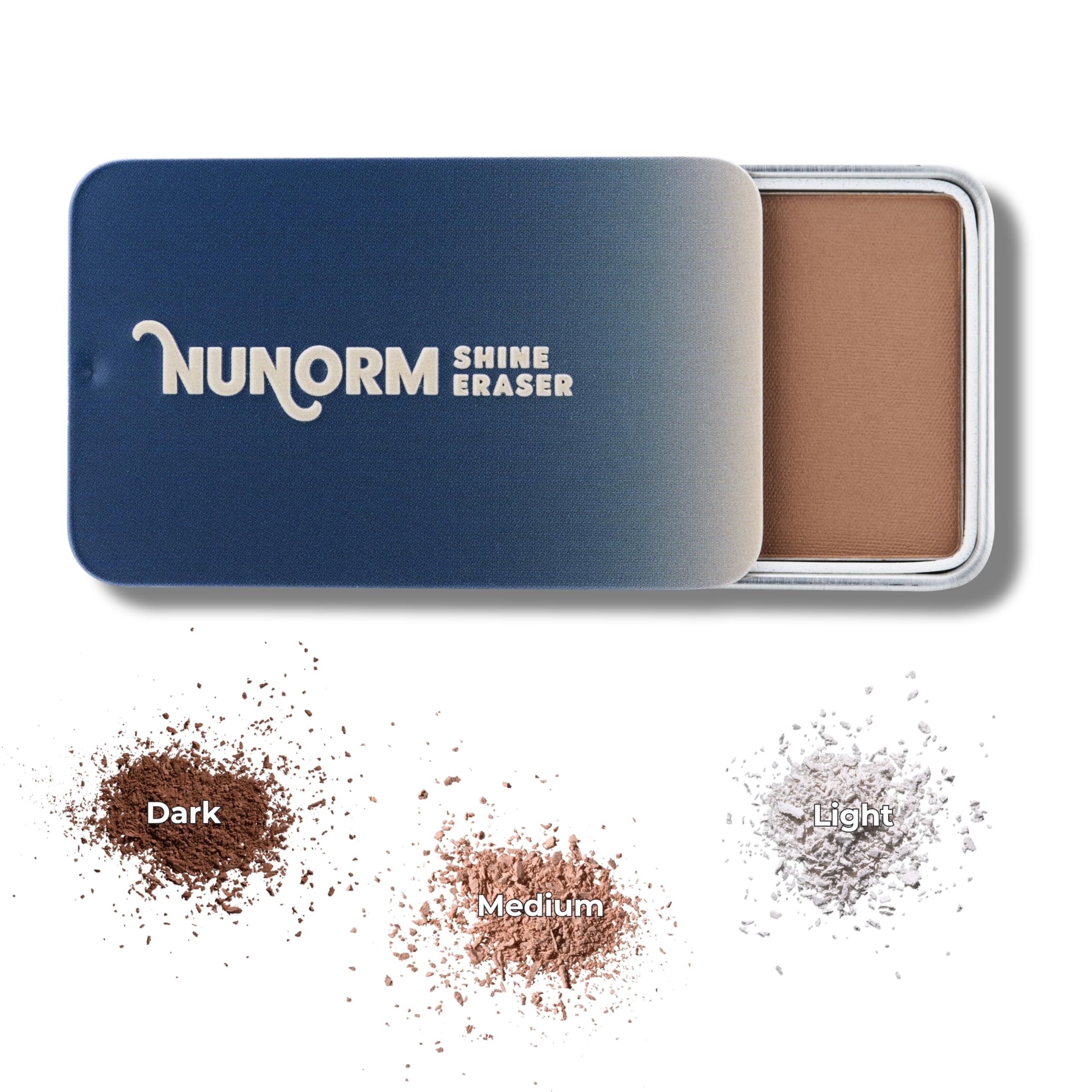 Shine Eraser AntiShine Powder  Matte Face Makeup Setting Powder for Men  Travel Friendly Mattifying Powder with Oil Control f