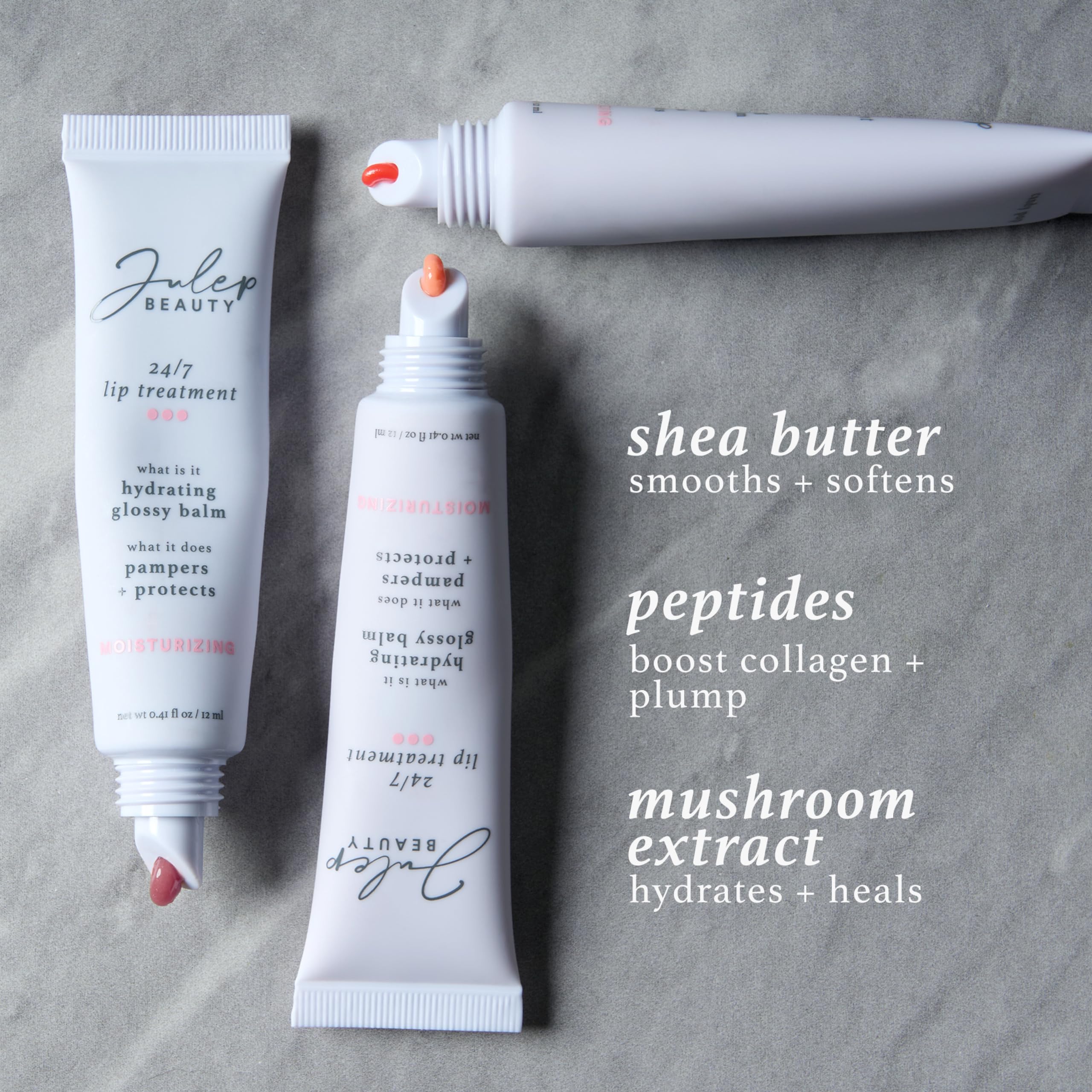 Julep 24/7 Lip Treatment - Hydrating & Glossy Lip Balm And Lip Sleeping Mask With Shea Butter - Moisturize, Protect & Soothe - V