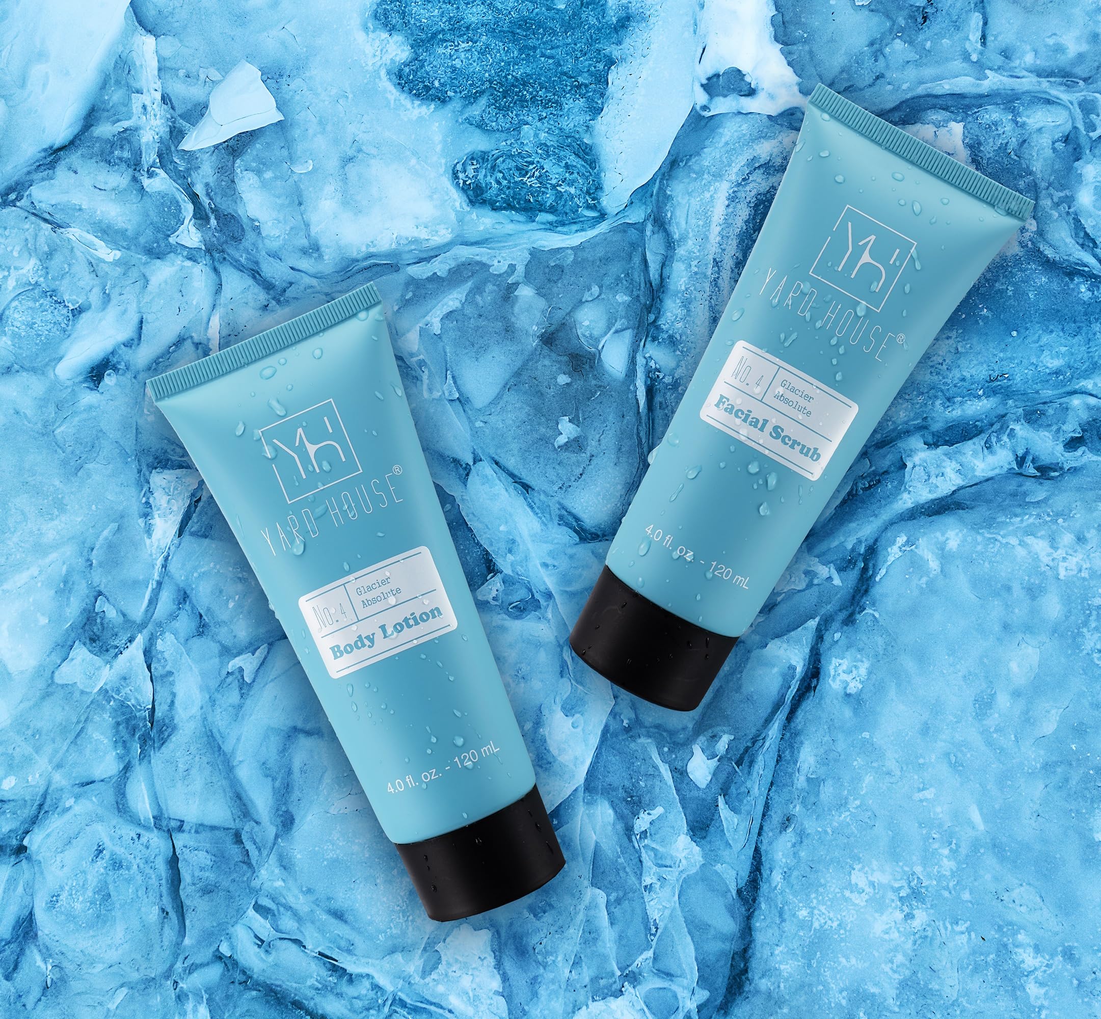 Yard House Bath And Body Mens Gift Set - Glacier Absolute - Premium Fathers Day Birthday Christmas Gifts Ideas For Him - Skin Ca