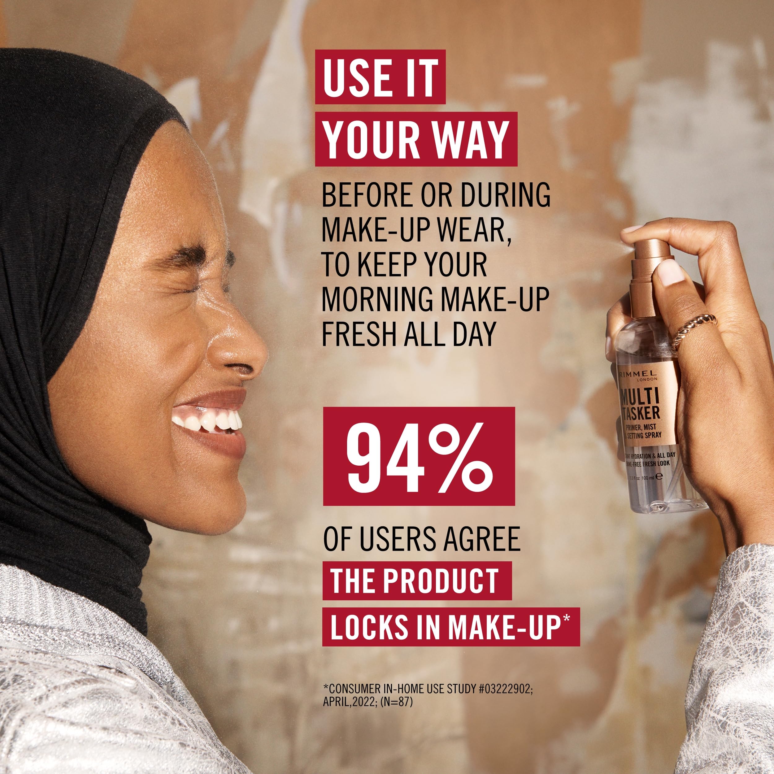 Rimmel Multi-Tasker Setting Spray 3.3 fl oz (Pack of 1)