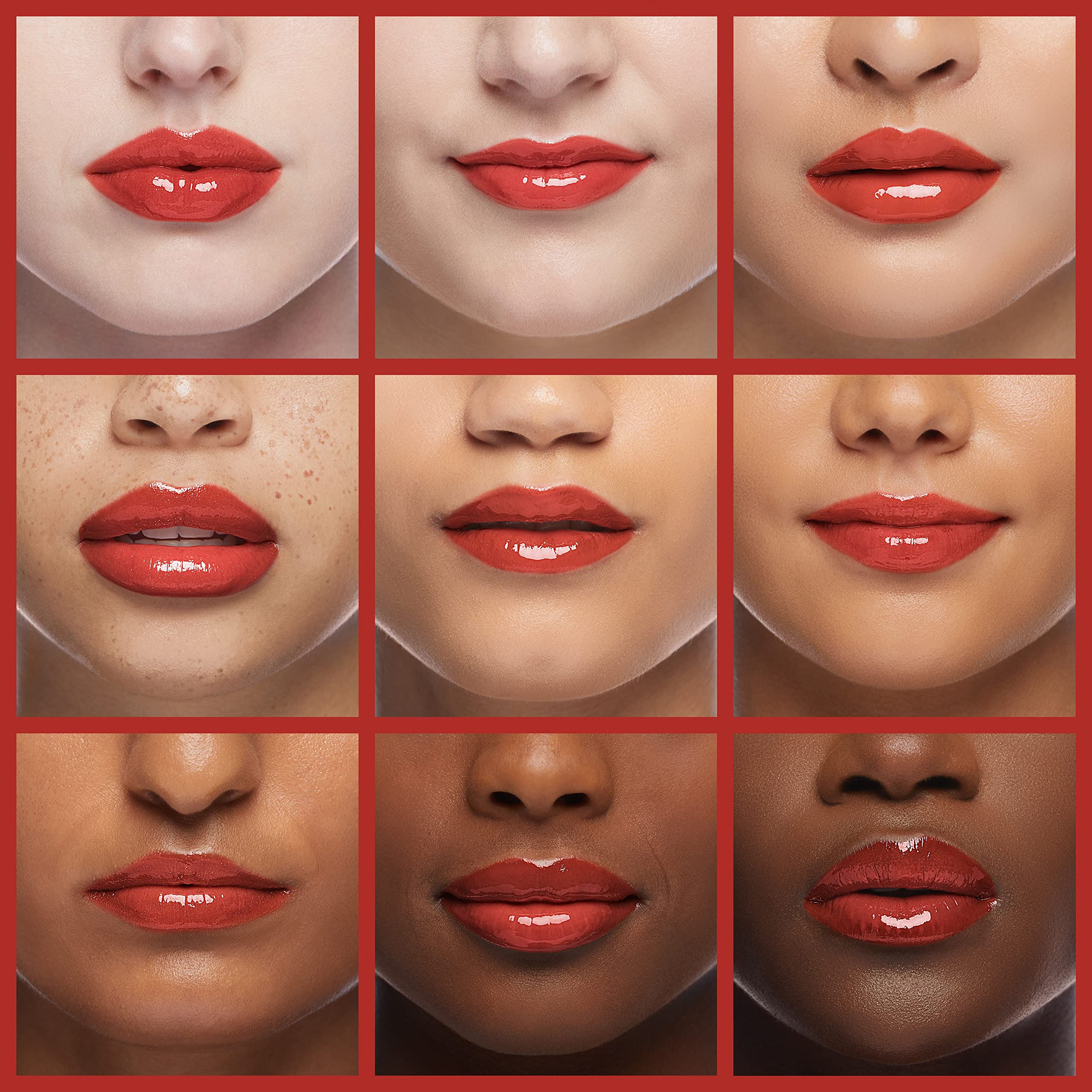L'Or  Al Paris Colour Riche Le Gloss, Red Ravishing, 0.4 Fl. Oz.