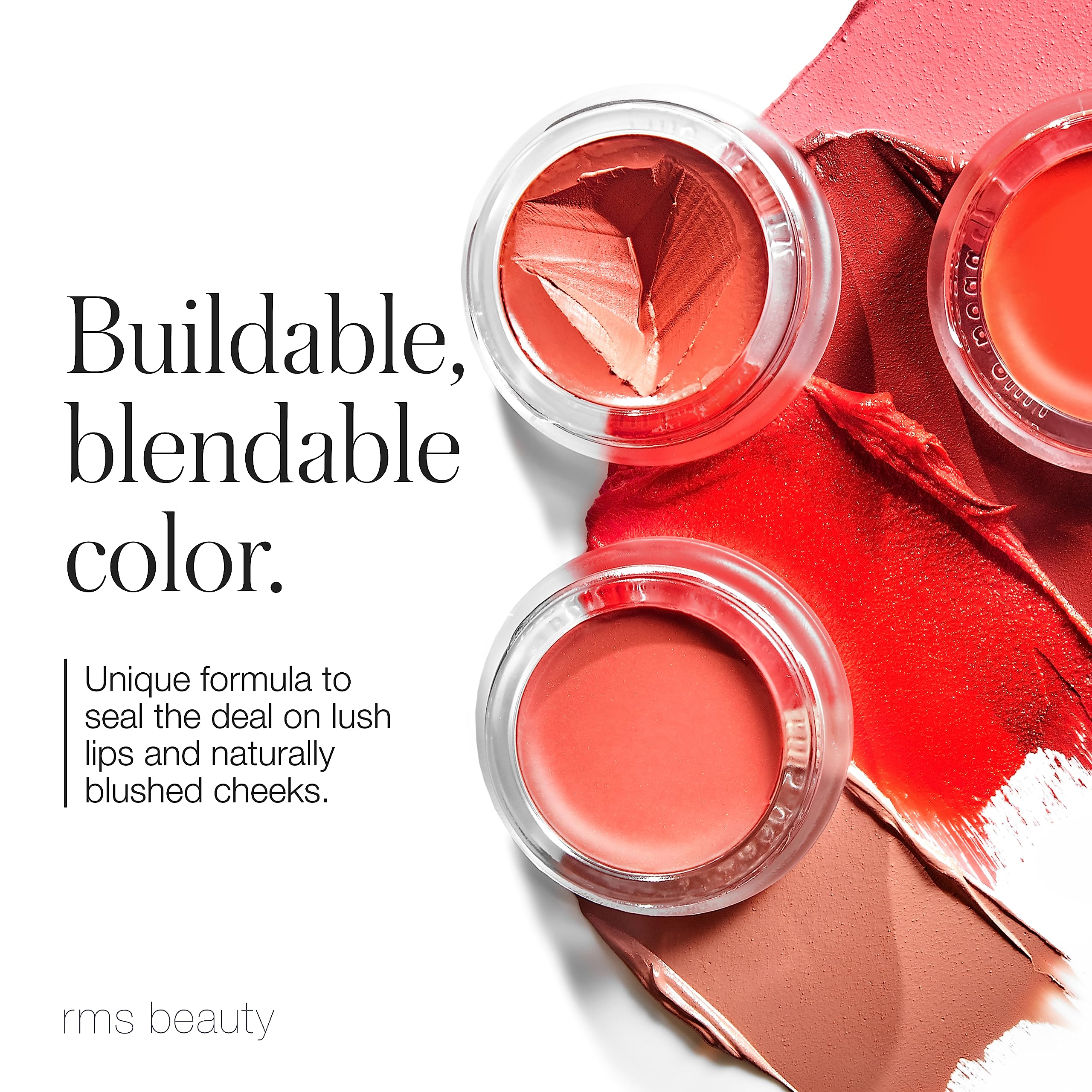 Rms Beauty Lip2Cheek Tint - Lip Tint & Cheek Tint, Lip Stain Make Up & Cream Blush For Cheeks, Blush Cream & Tinted Lip Balm, Li