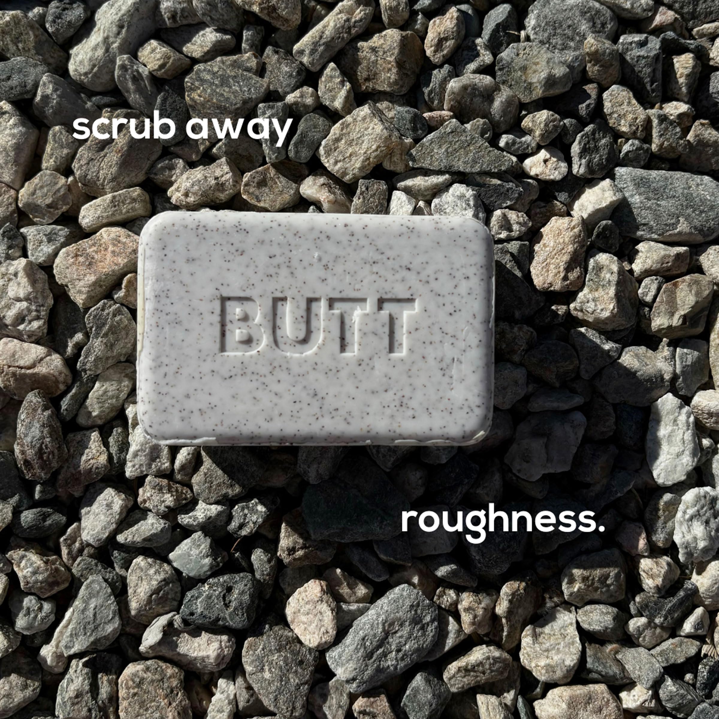 Marlowe. X Danny Duncan No. 069 Butt Face Mens Soap, 7 Oz, Double Sided Moisturizing & Body Exfoliator Bar Soap With Pumice & Ap