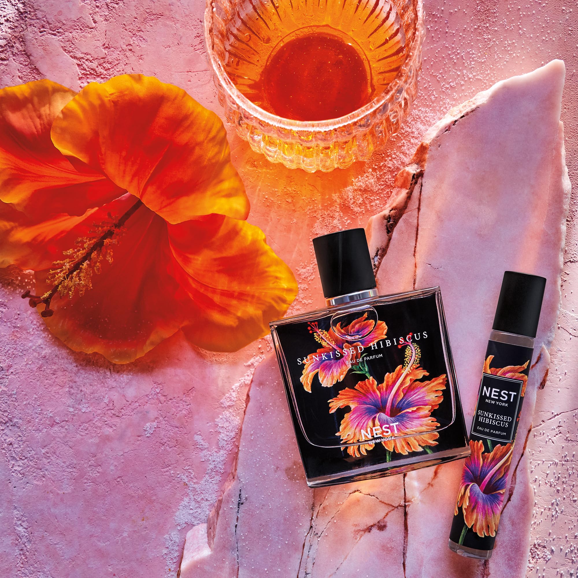 NEST New York Sunkissed Hibiscus Eau de Parfum (Travel Spray) - 8 mL - Vegan & Cruelty Free
