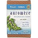 Auromere Ayurvedic Bar Soap, Tulsi Neem - Eco Friendly, Handmade, Vegan, Cruelty Free, Natural, Non GMO (2.75 oz), 1 pack
