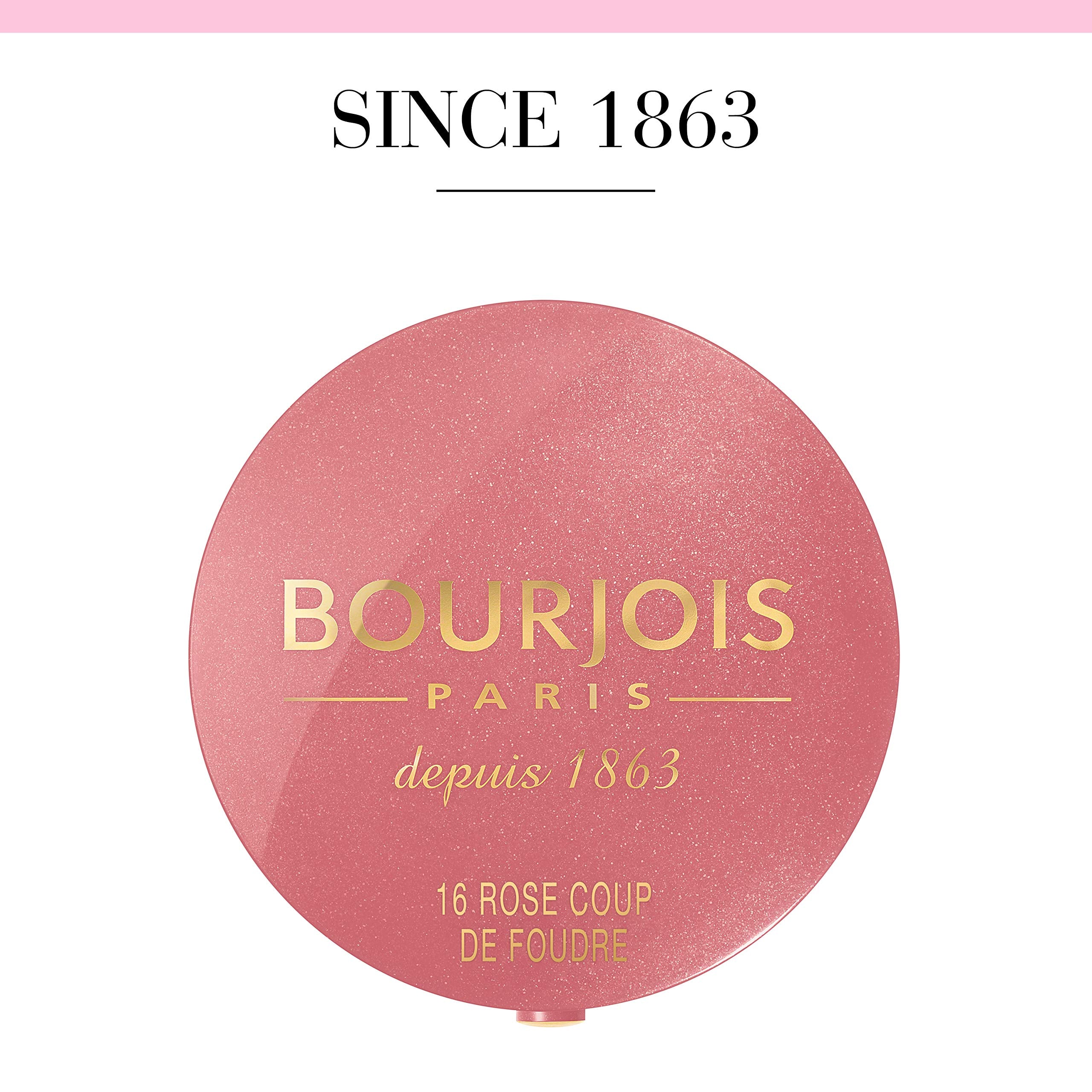 Bourjois Blush For Women, 16 Rose Coupe De Foudre, 0.08 Ounce