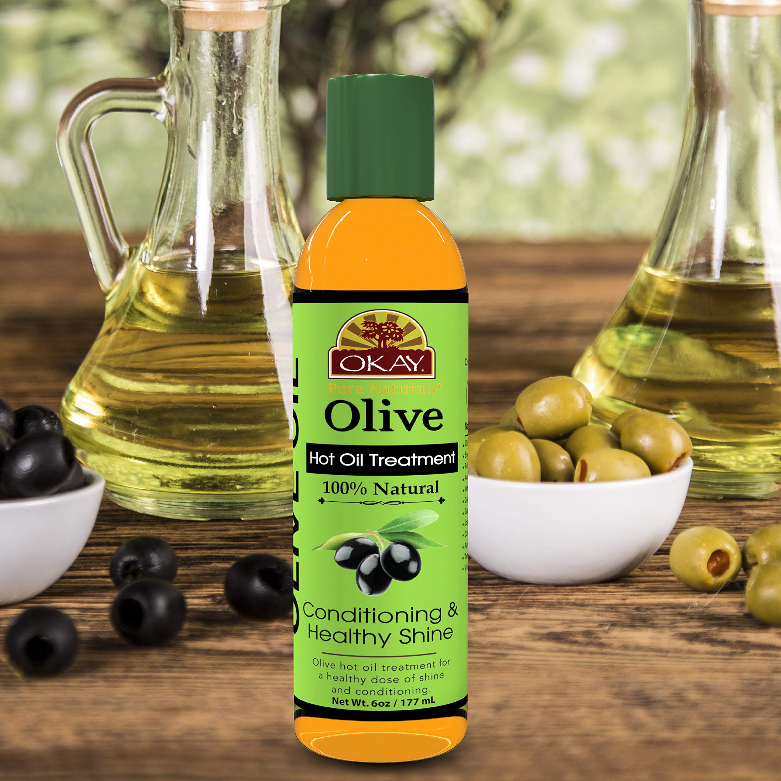 OKAY HOT OIL TREATMENT OLIVE 6oz / 117ml