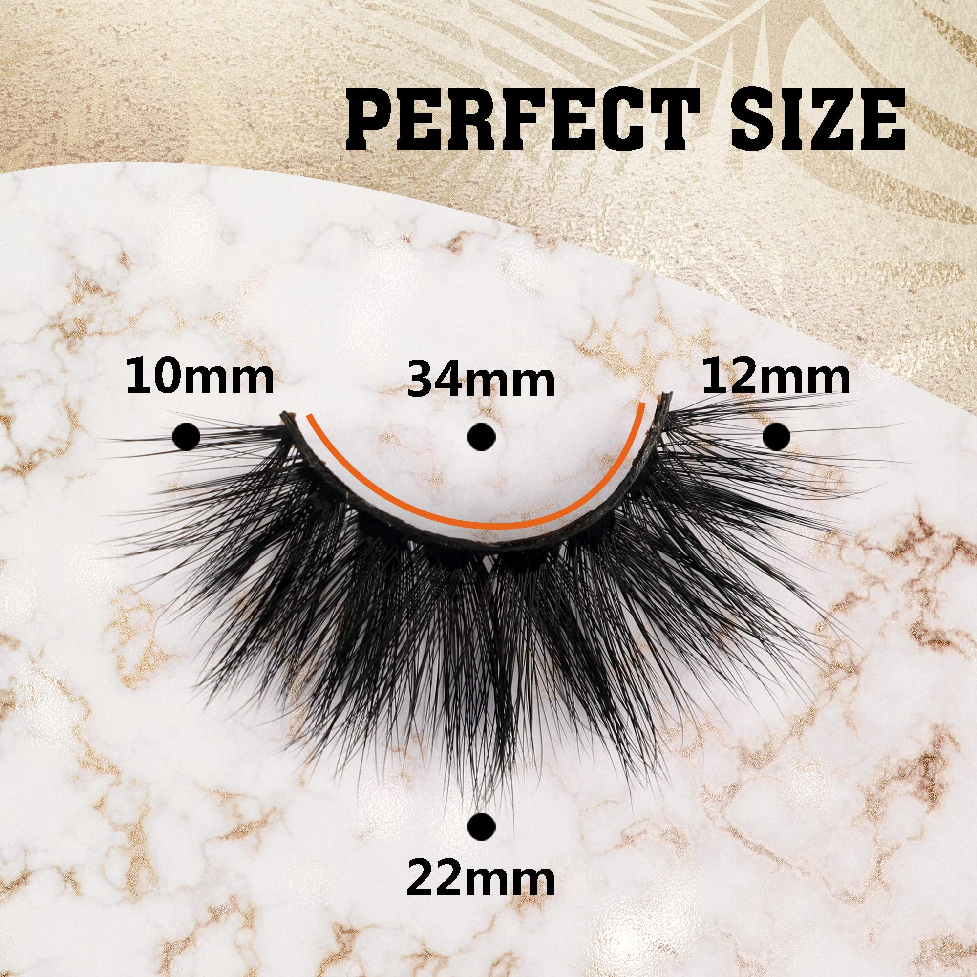 6D Mink Lashes Eyelashes Fluffy Dramatic Wispy Lashes Mink Zanlufly 22Mm Long False Eyelashes Luxury Crossed Soft Volume Reusabl