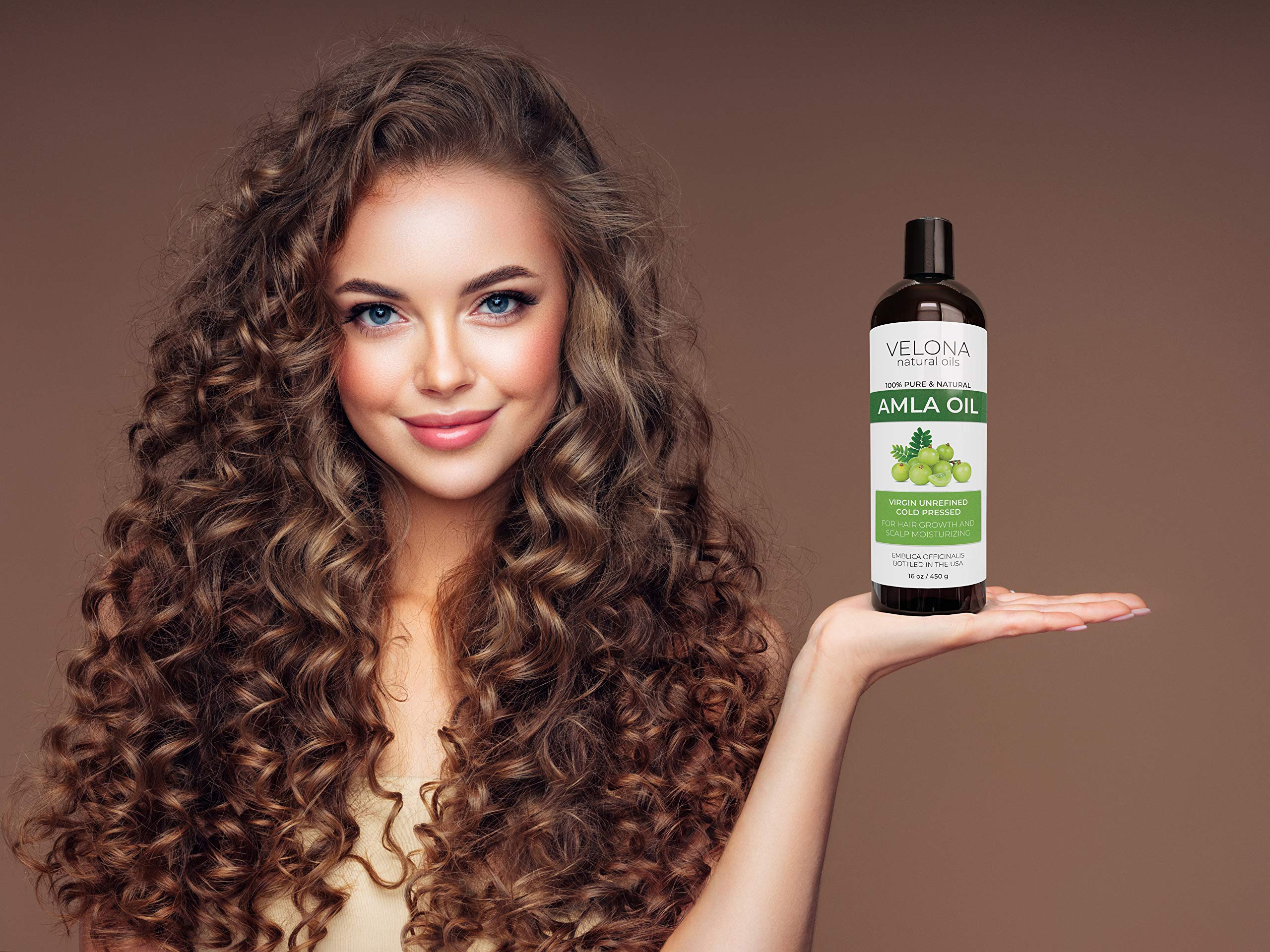 Velona Amla Oil Usda Certified Organic - 32 Oz | 100% Pure And Natural Carrier Oil | Extra Virgin, Unrefined, Cold Pressed | Hai
