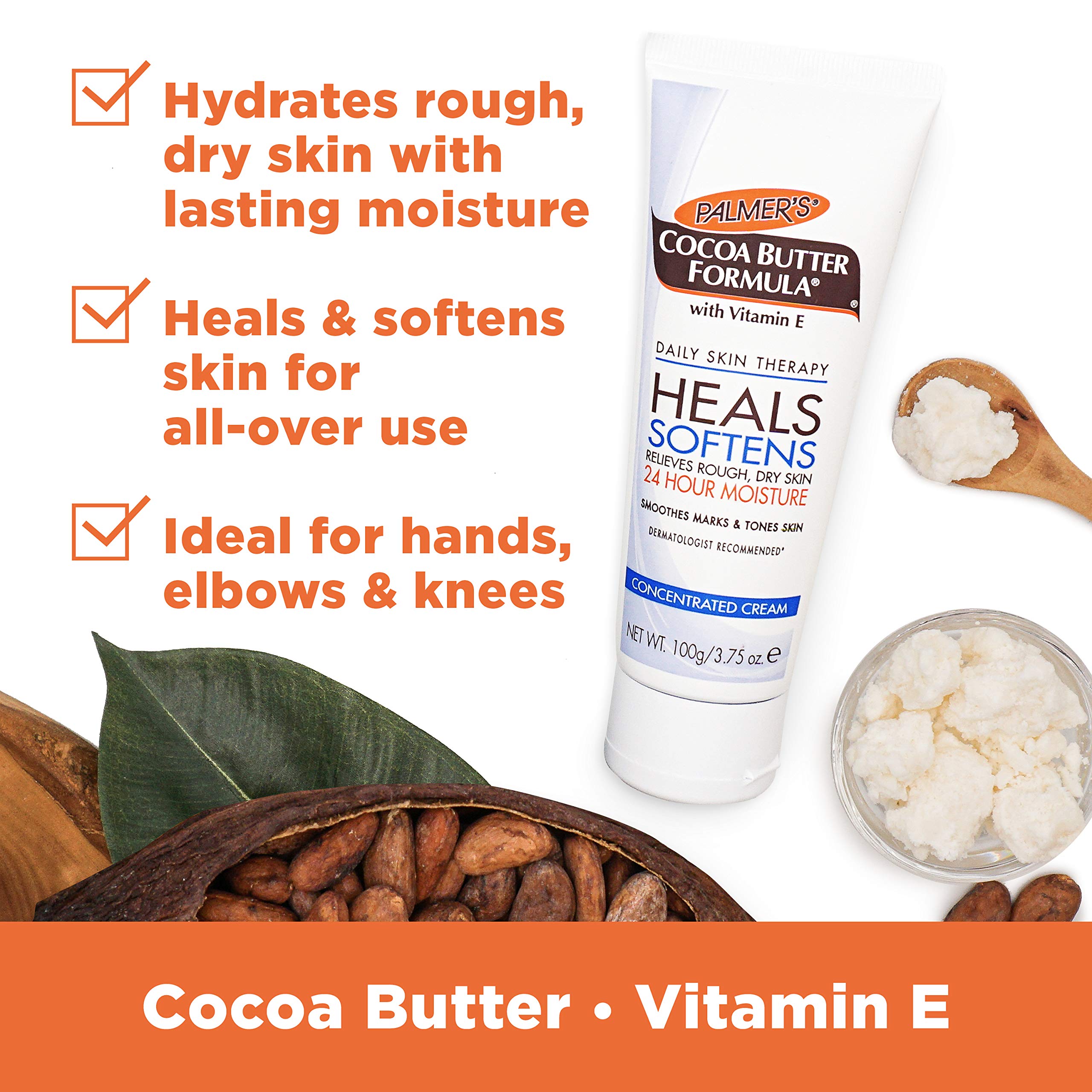 Palmer'S Cocoa Butter Formula Daily Skin Therapy Concentrated Cream, 3.75 Ounces
