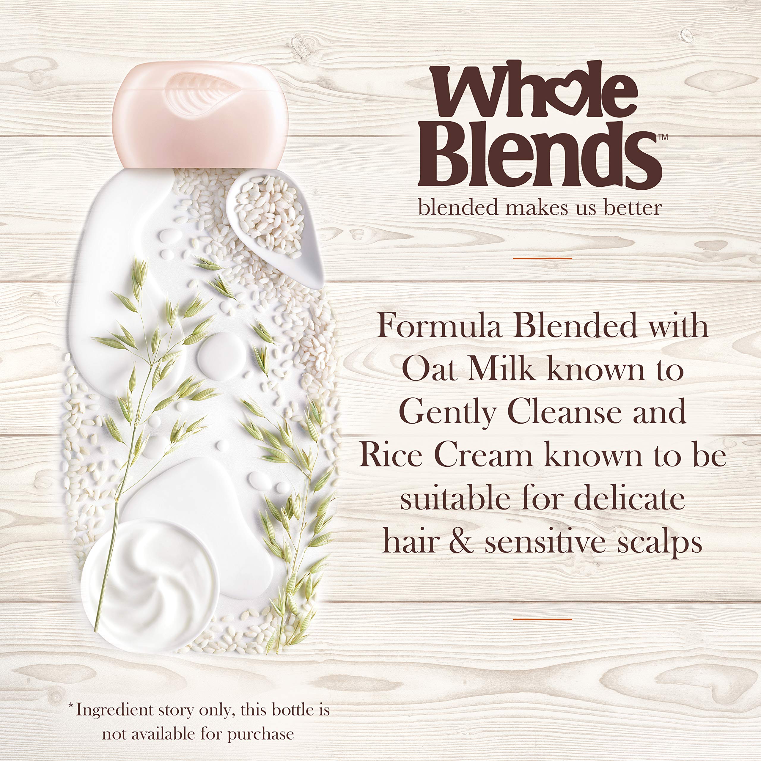 Garnier Whole Blends Gentle Conditioner Oat Delicacy, For Sensitive Scalp, 22 fl. oz.