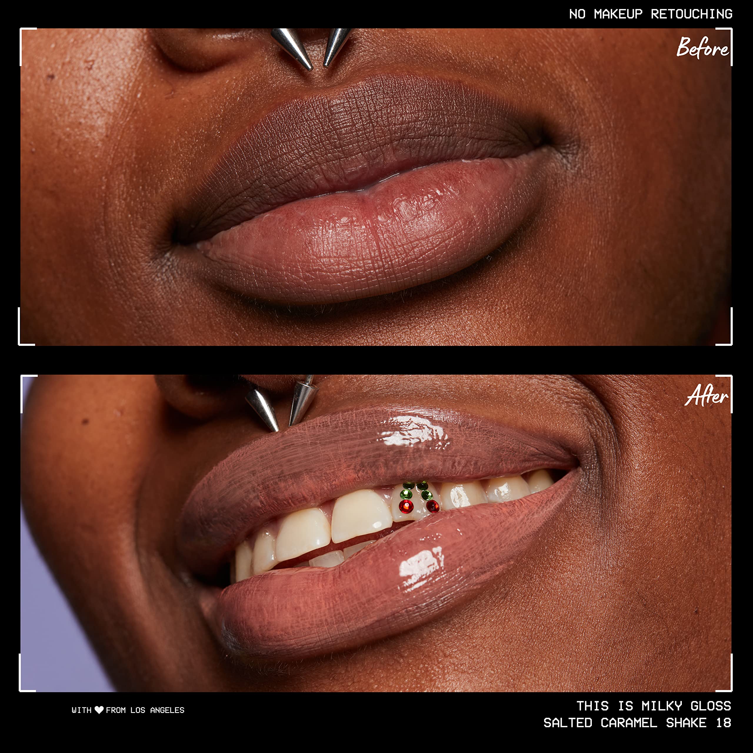 Nyx Professional Makeup This Is Milky Gloss, Lip Gloss With 12 Hour Hydration, Vegan - Salted Caramel Shake (Caramel)