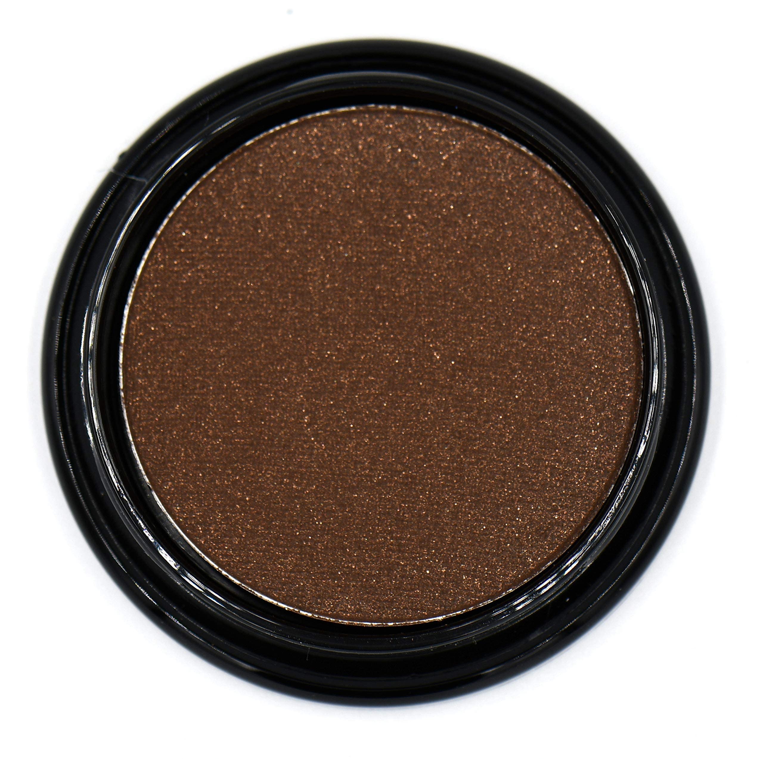 Pure Ziva Truffle Chocolate Deep Dark Chestnut Cocoa Brown Shimmer Pressed Powder Single Vegan Eyeshadow; Talc, Paraben & Cruelt