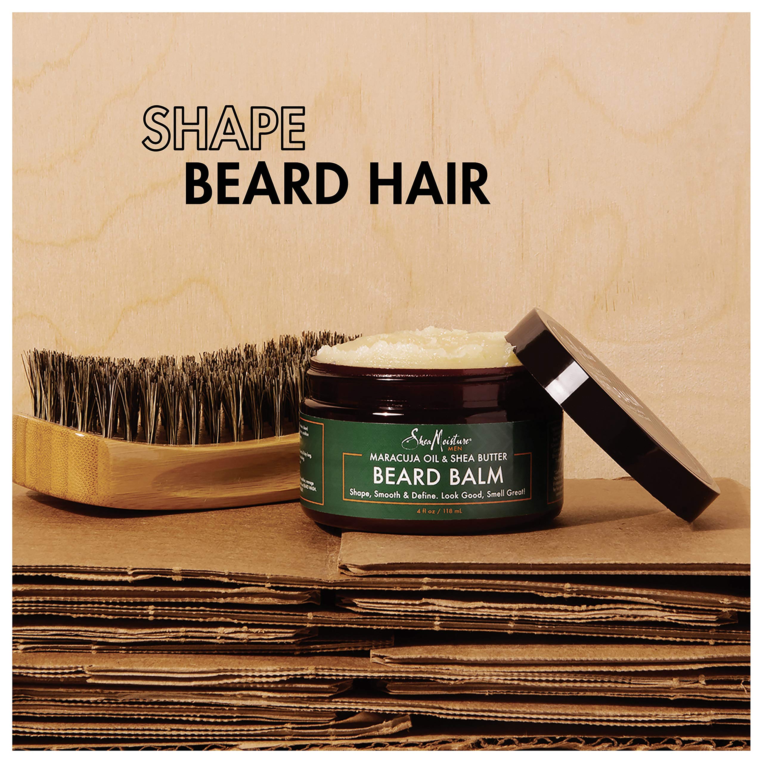 Sheamoisture Beard Balm For A Full Beard Maracuja Oil And Shea Butter To Soften And Shine Beards 4 Oz