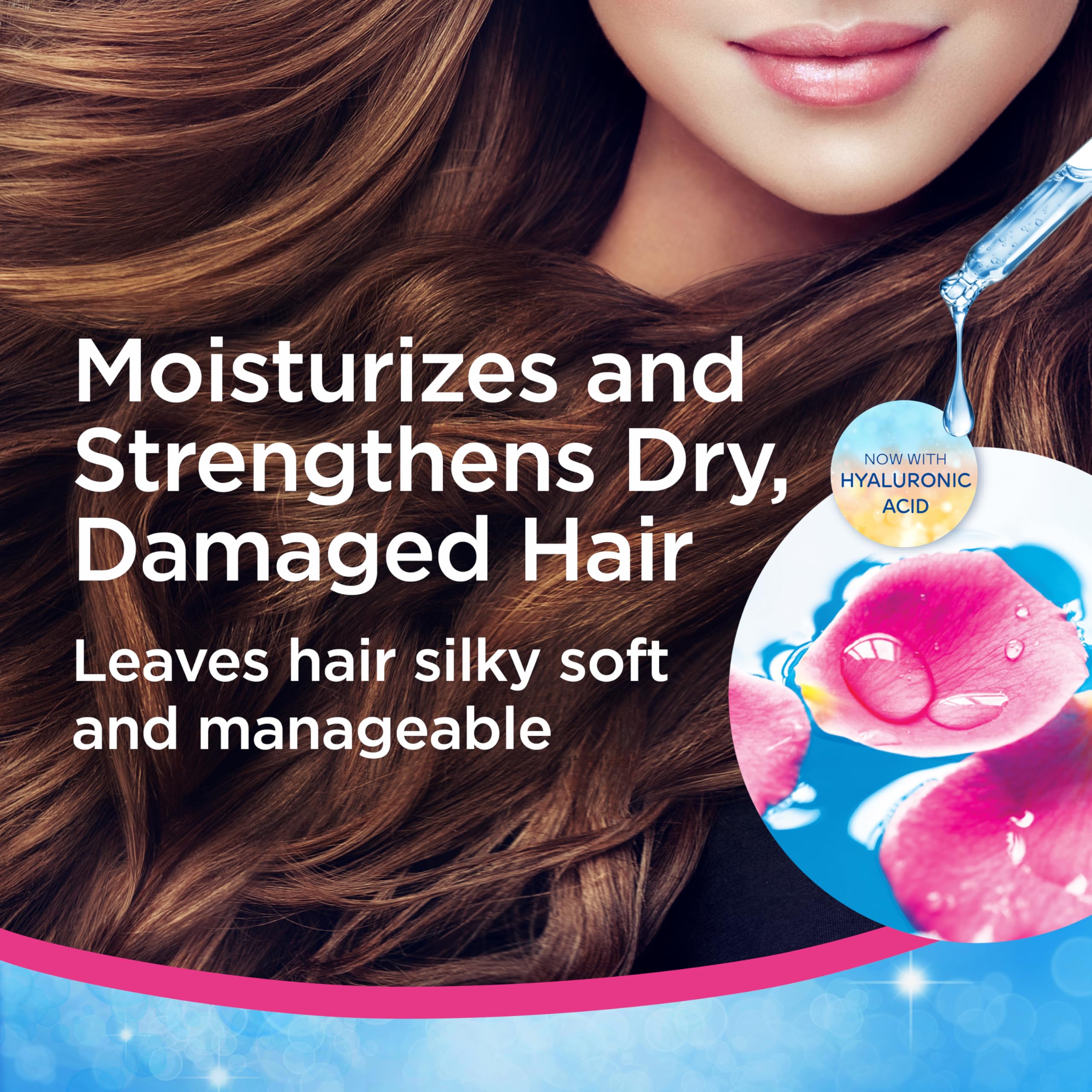 FINESSE Restore + Strengthen Moisturizing 2in1 Shampoo + Conditioner, 13 oz (Pack of 6), Moisturize & Repair Dry or Damaged Hair