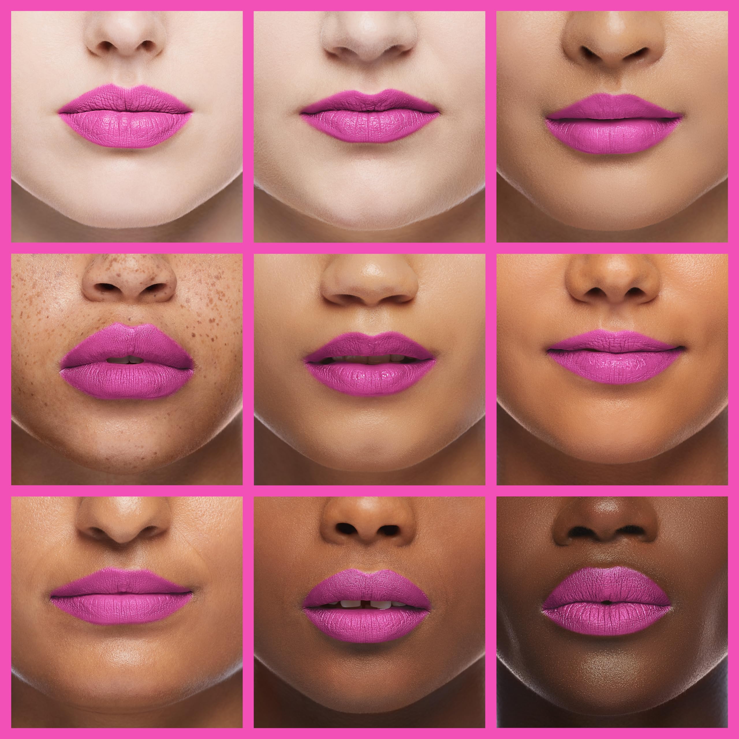 7V Home Beauty Hot Pink Matte Liquid Lipstick, Long Lasting High Pigmented Non-Stick Waterproof Pink Lipstick (5Ml, 210)