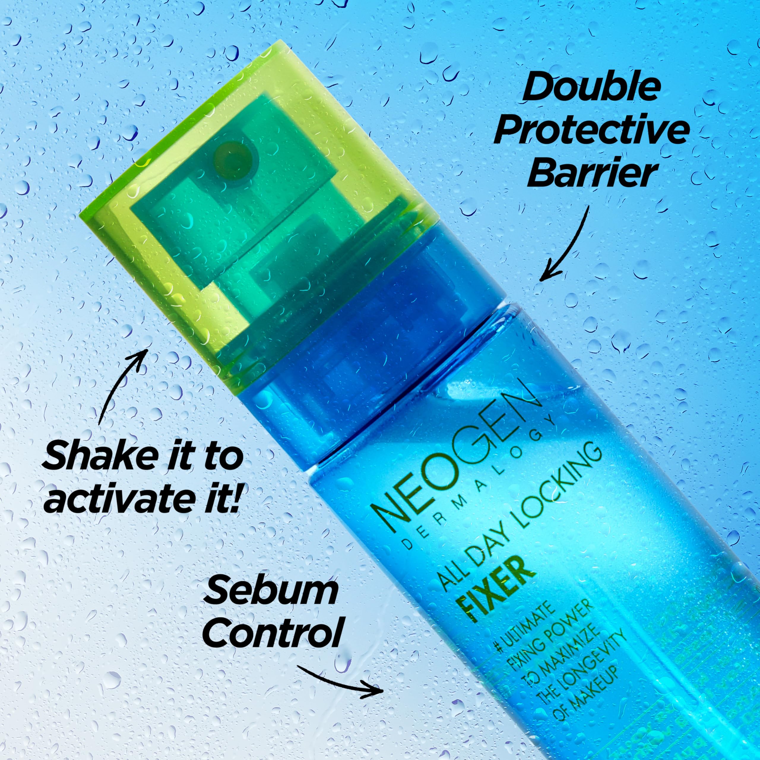 Neogen All Day Makeup Setting Spray - Hydrating Weightless Sebum Control Fixer (All Day Locking Fixer 80Ml)
