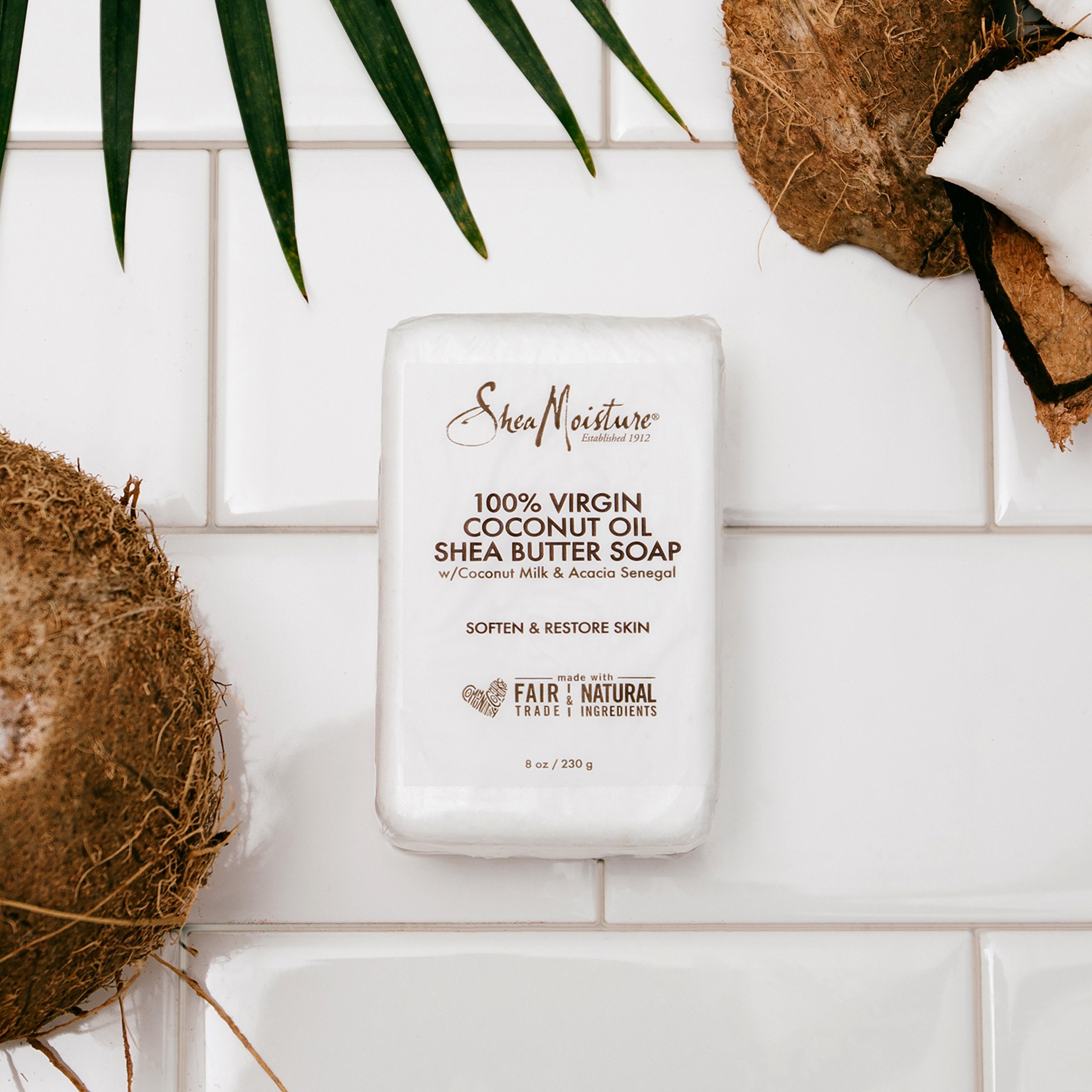 S/M Coconut Bar Soap 8Oz