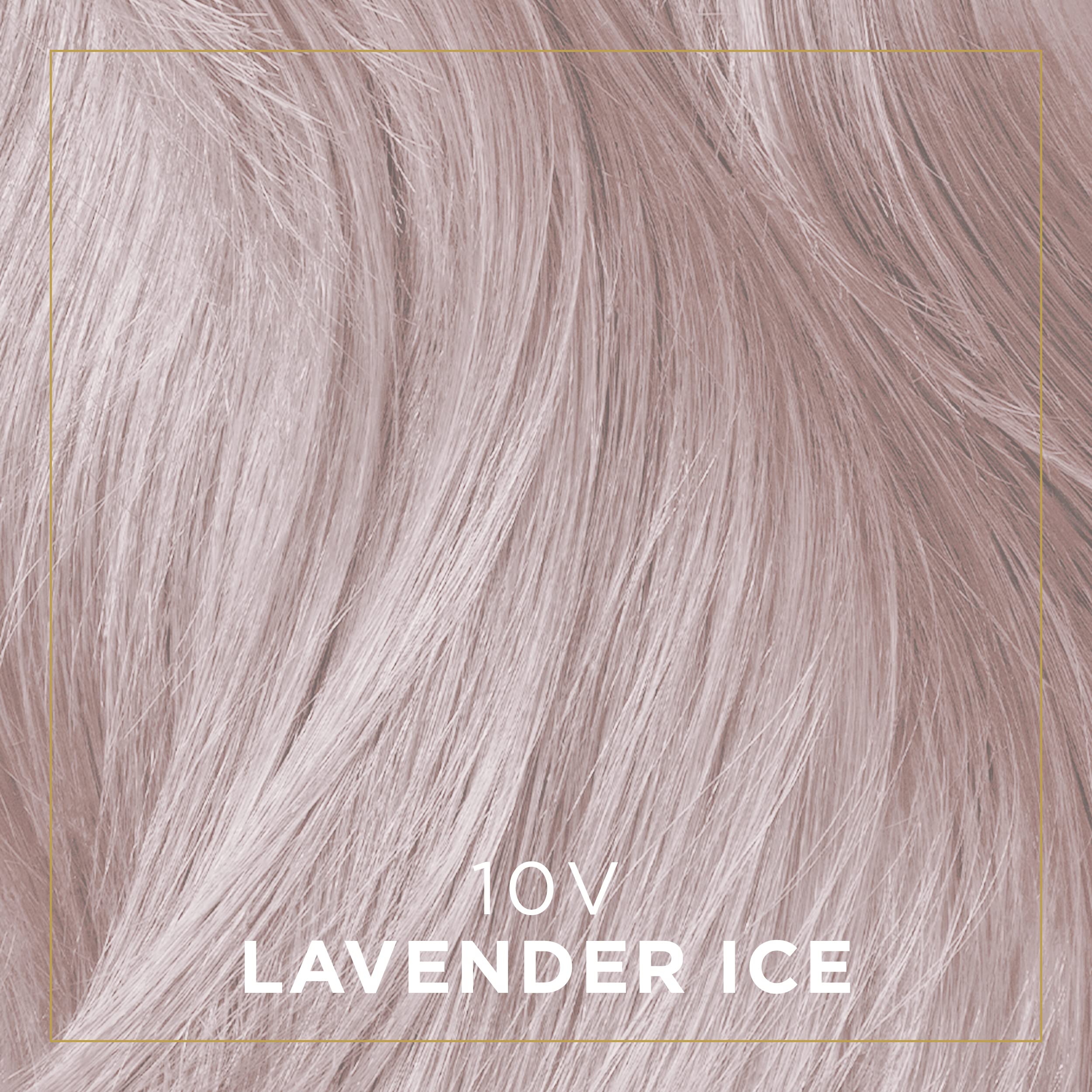 Clairol Professional Permanent Crème Hair Color, 10v Lavender Ice, 2 oz - Long-lasting, Vibrant Color, Easy Application