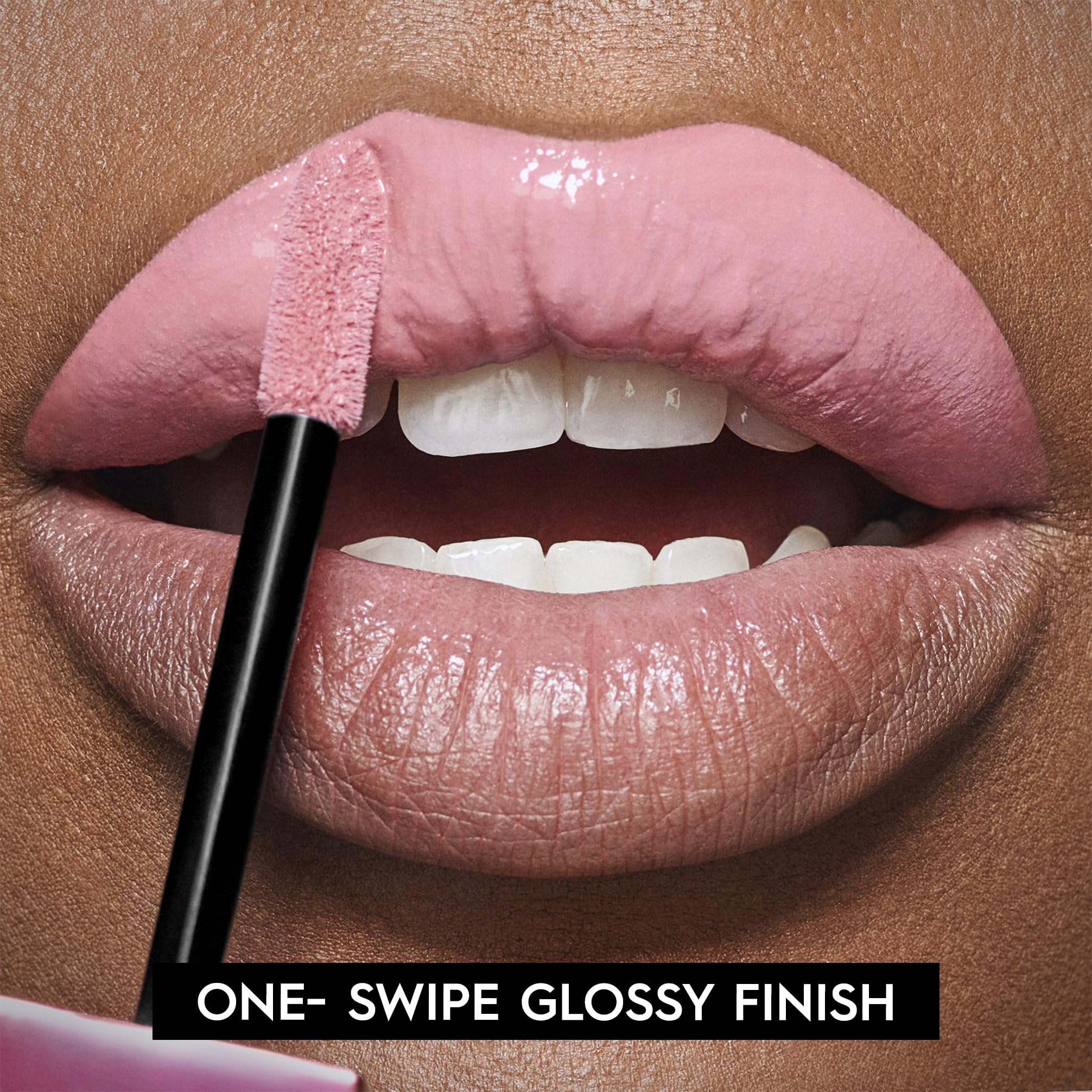 Urban Decay Vice Lip Bond Glossy Longwear Liquid Lipstick (Cuffed Up - Light Bubblegum Pink), Transfer-Proof, Smudge-Proof, Bold