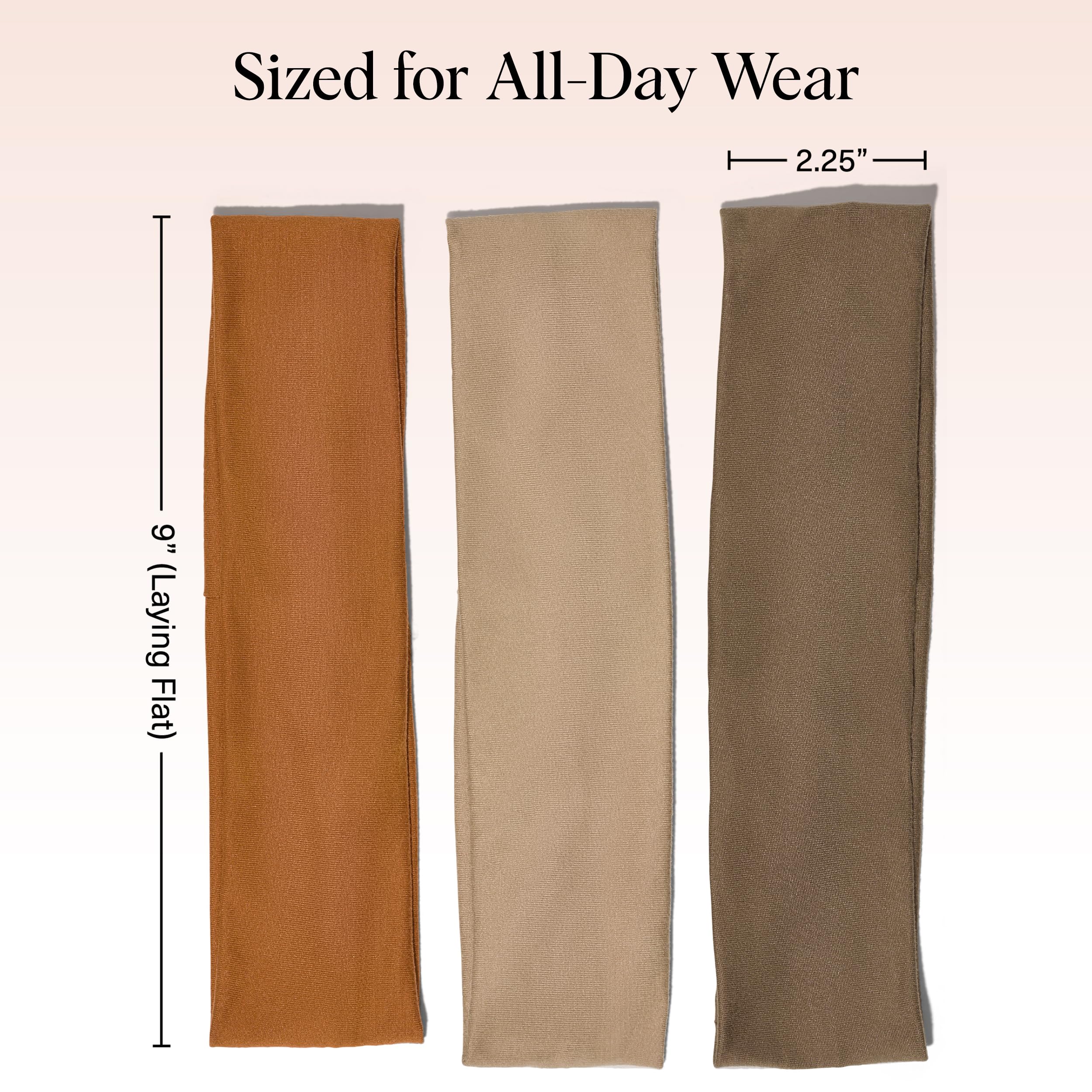 Kitsch Wide Headbands for Women - Fashion Sports Headband for Workout, Yoga, Gym, Running, Exercise | Stretchy Head Bands for Wo