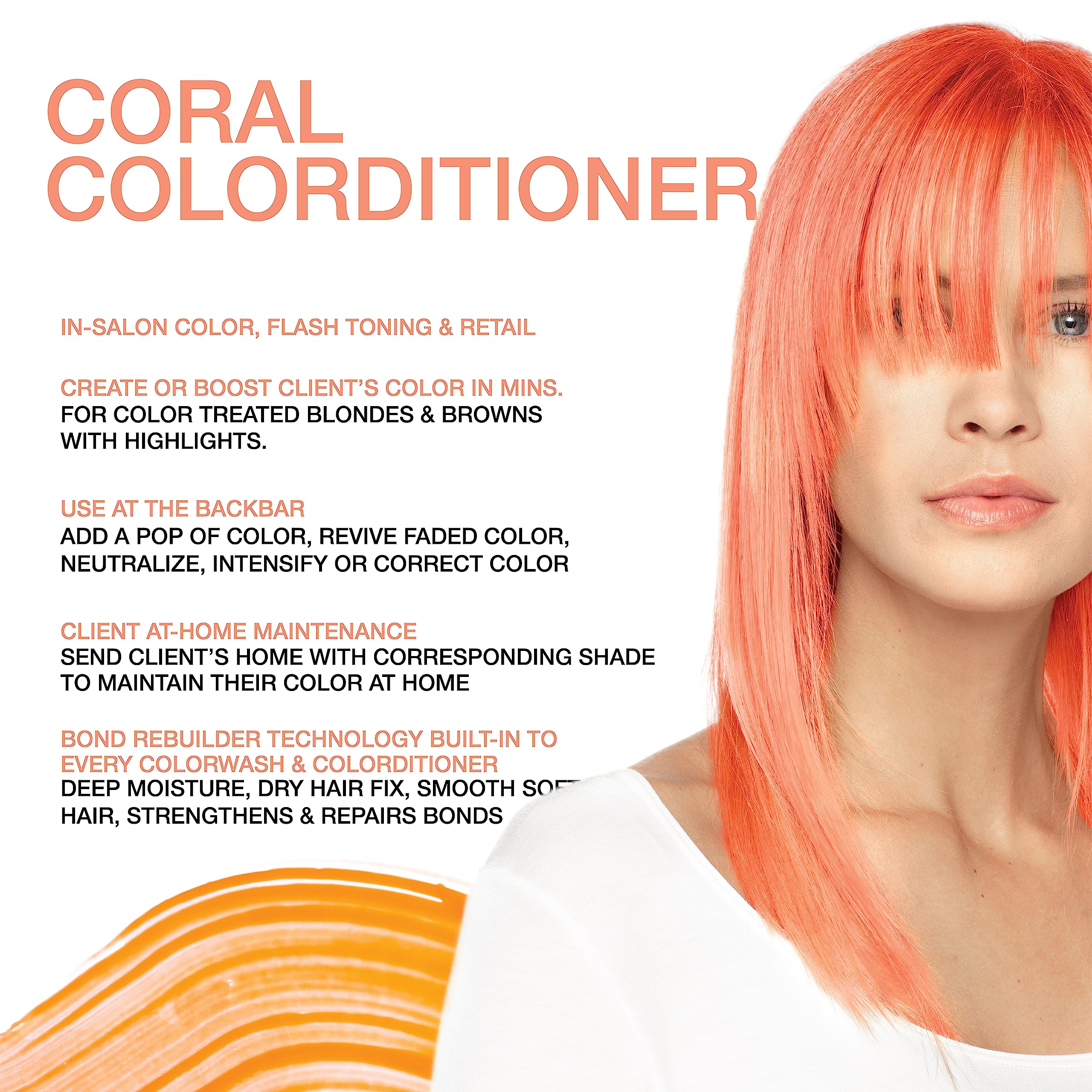 Celeb Luxury Intense Color Depositing Colorconditioner Conditioner + Bondfix Bond Rebuilder, Vegan, Sustainably Sourced Plant-Ba