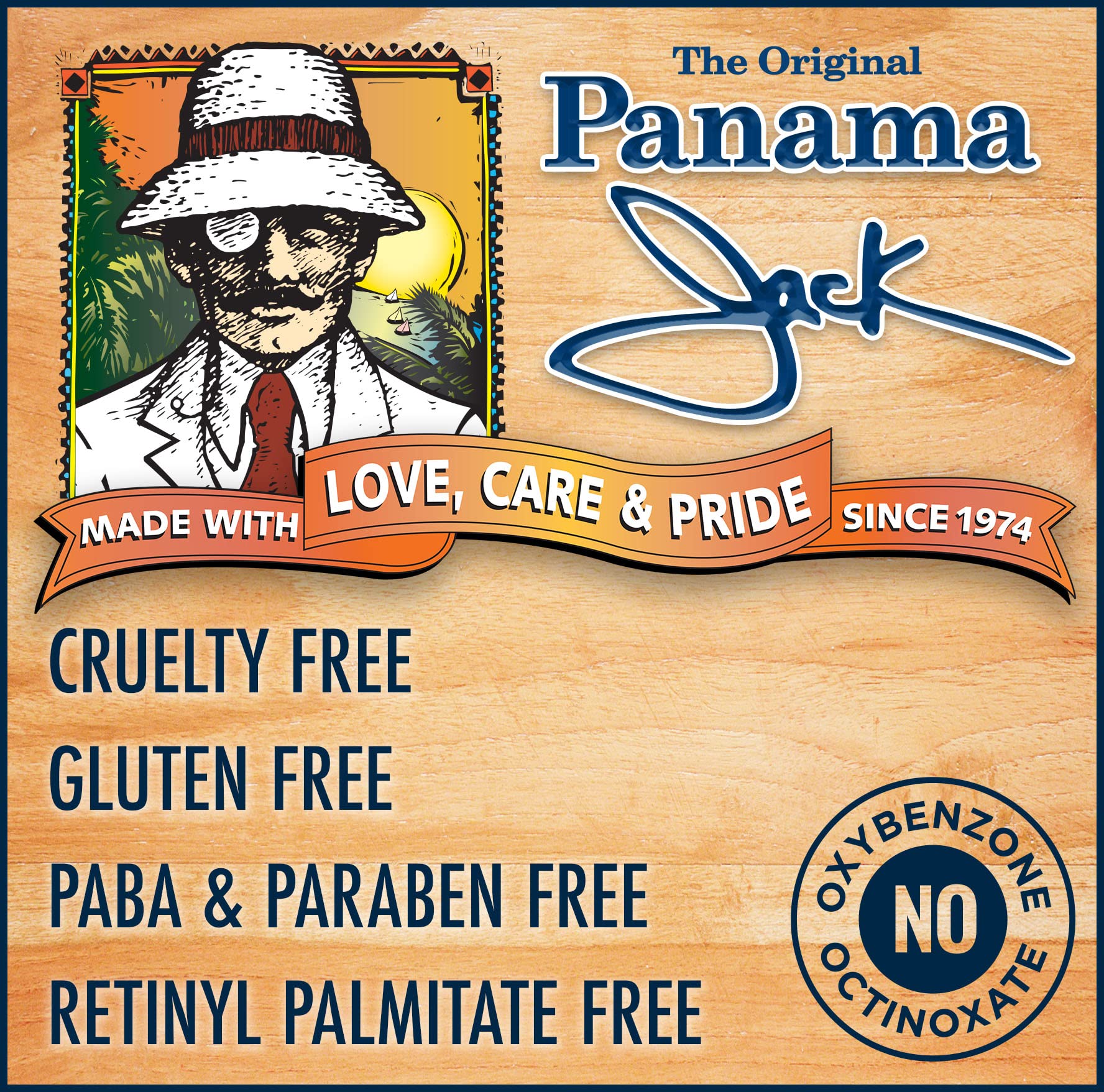 Panama Jack Sunscreen Tanning Lotion - Spf 4, Paba, Paraben, Gluten & Cruelty Free, Antioxidant Moisturizing Formula, 6 Fl Oz (P