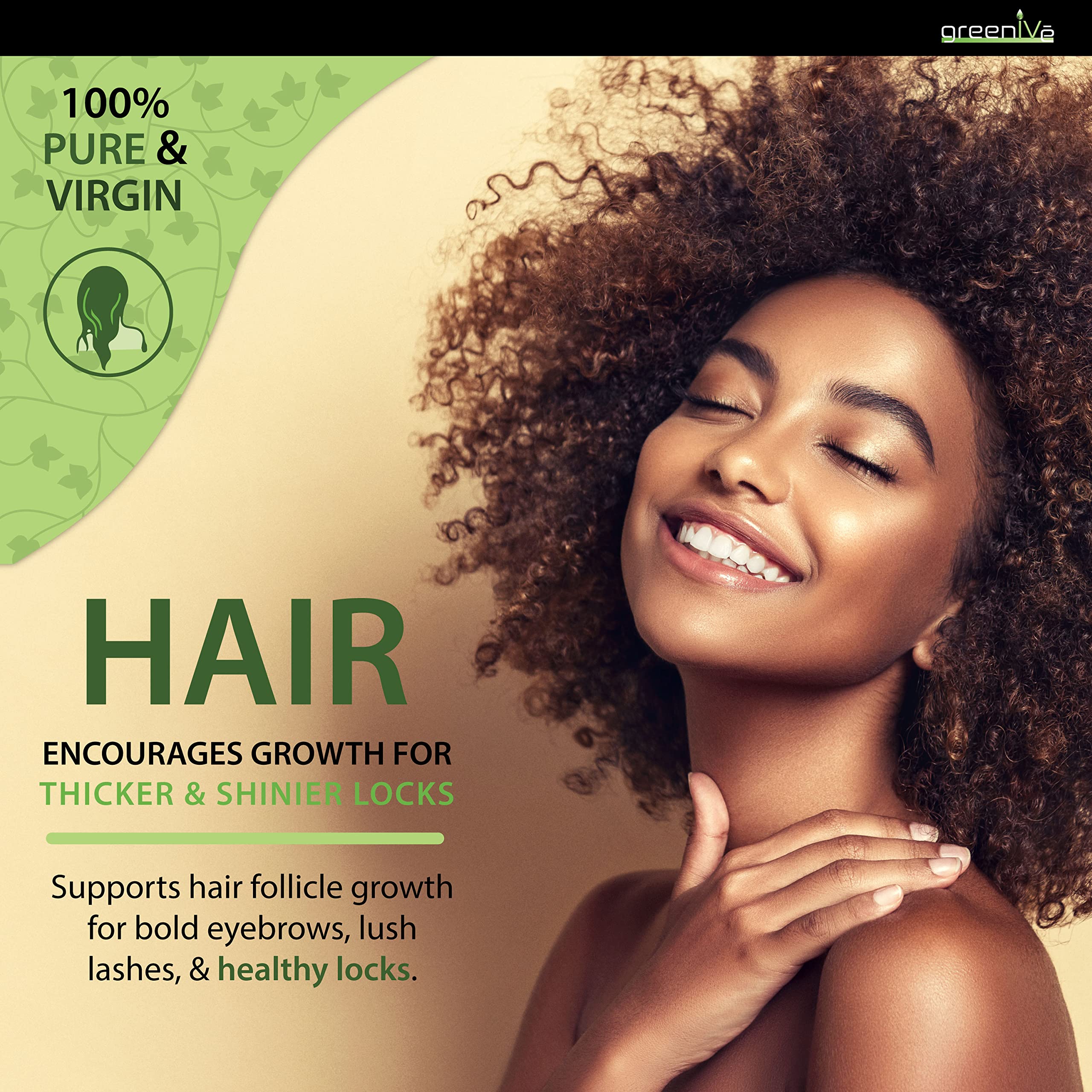 GreenIVe - Jamaican Black Castor Oil - 100% Pure - Exclusively on Amazon (32 Ounce)