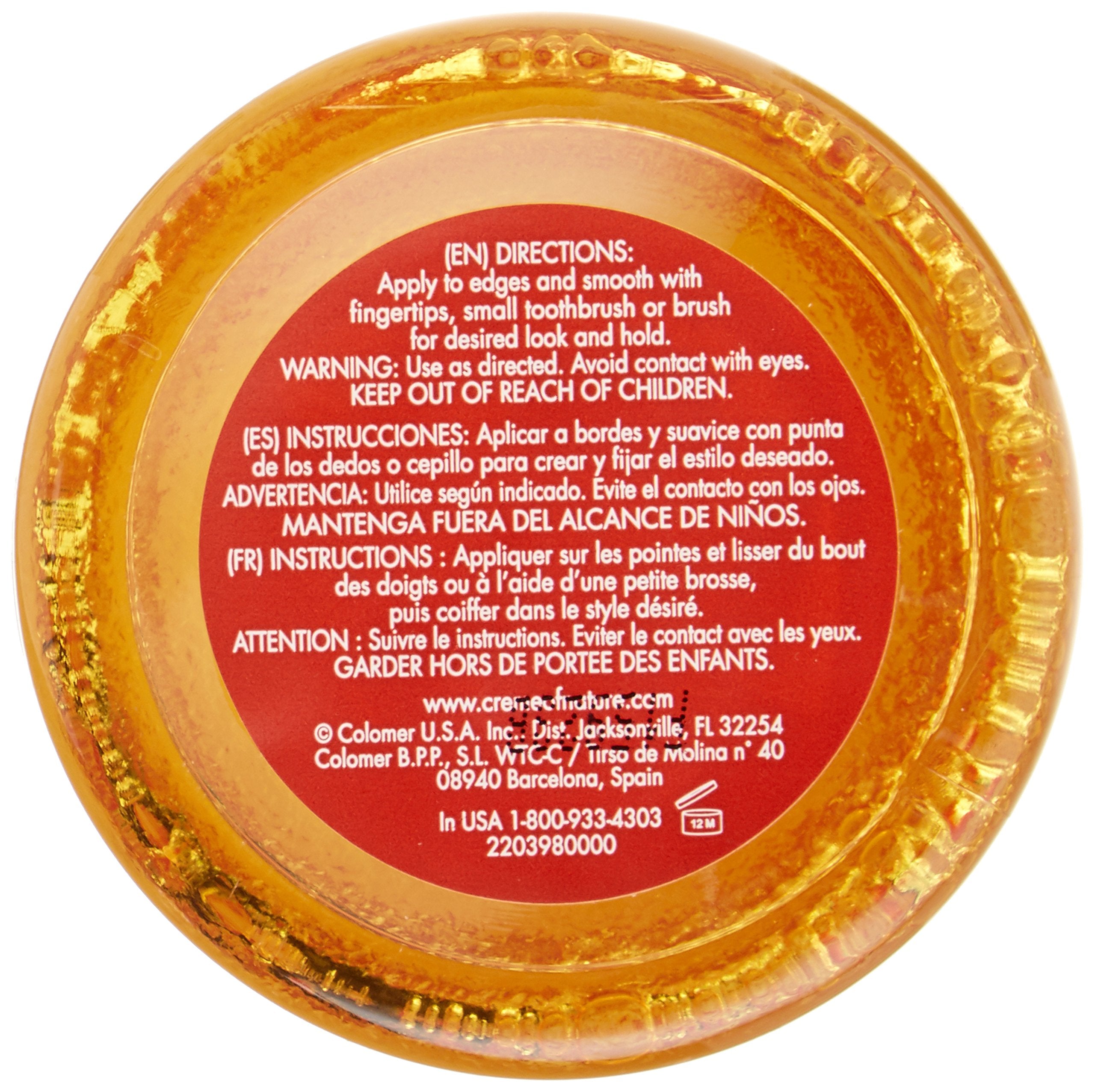 Creme Of Nature Argan Oil Perfect Edges Control 2.25 Ounce Jar (66ml) (2 Pack)