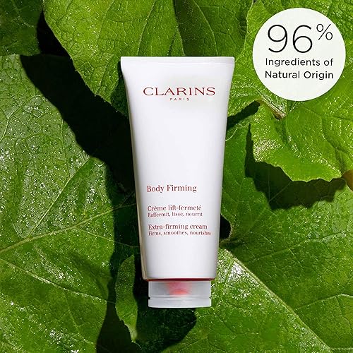 Clarins Extra-Firming Body Cream  Anti-Aging Body Lotion  Visibly Firms, Tightens And Smoothes  96% Natural Ingredients, Includi