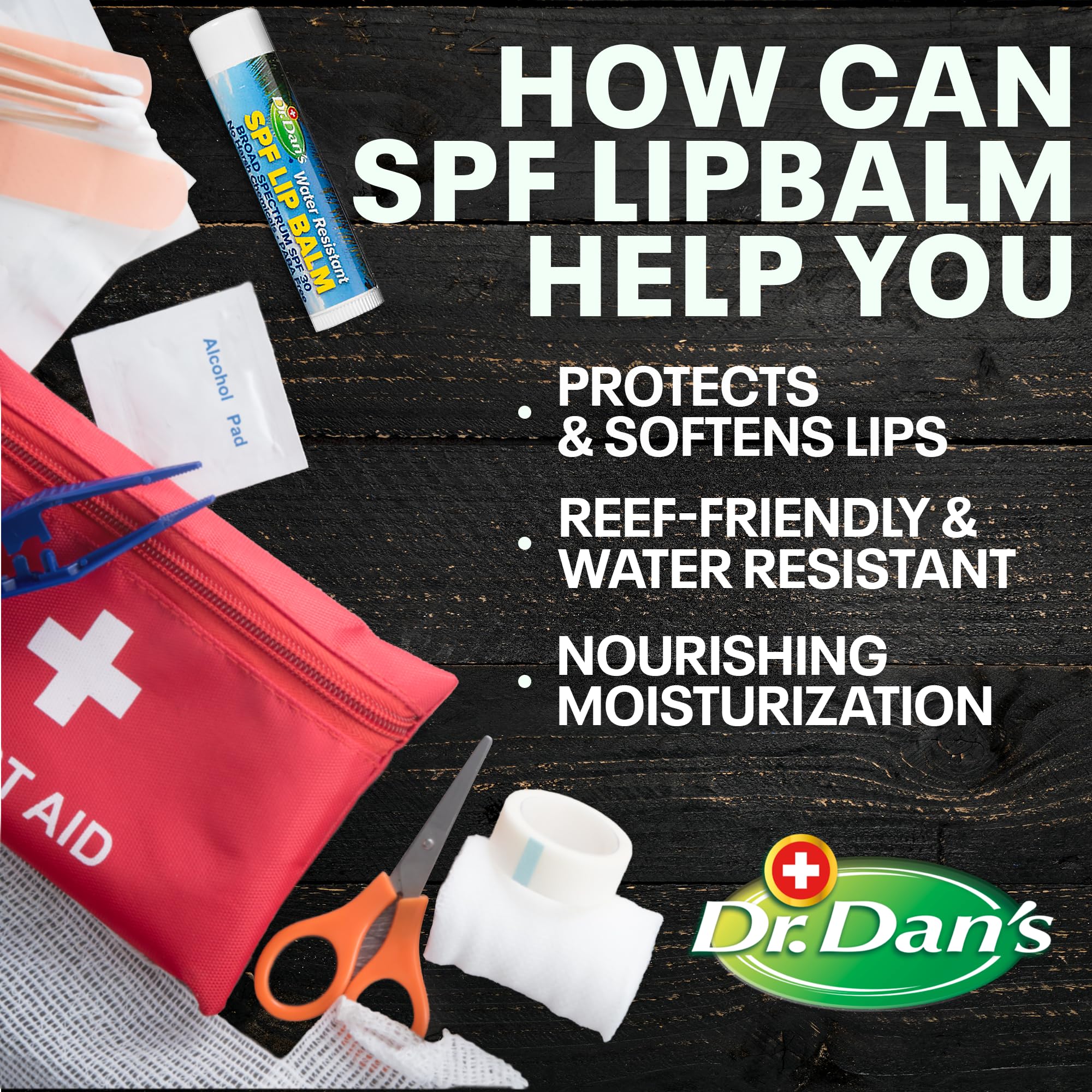 Dr. Dan's Mineral Based SPF 30 Lip Balm -1 Pack