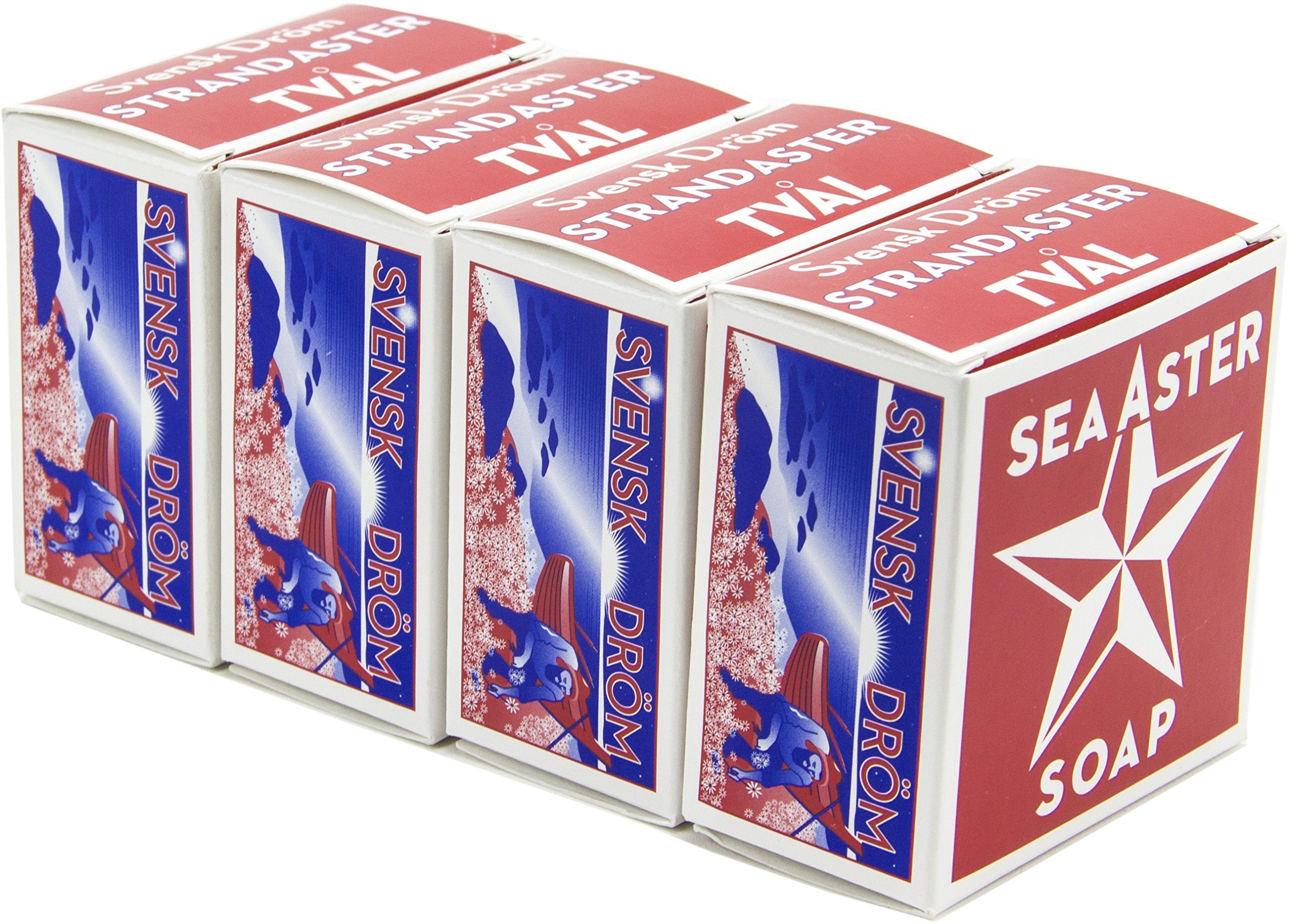Swedish Dream Sea Aster Invigorating Bath Soap - Pack Of 4