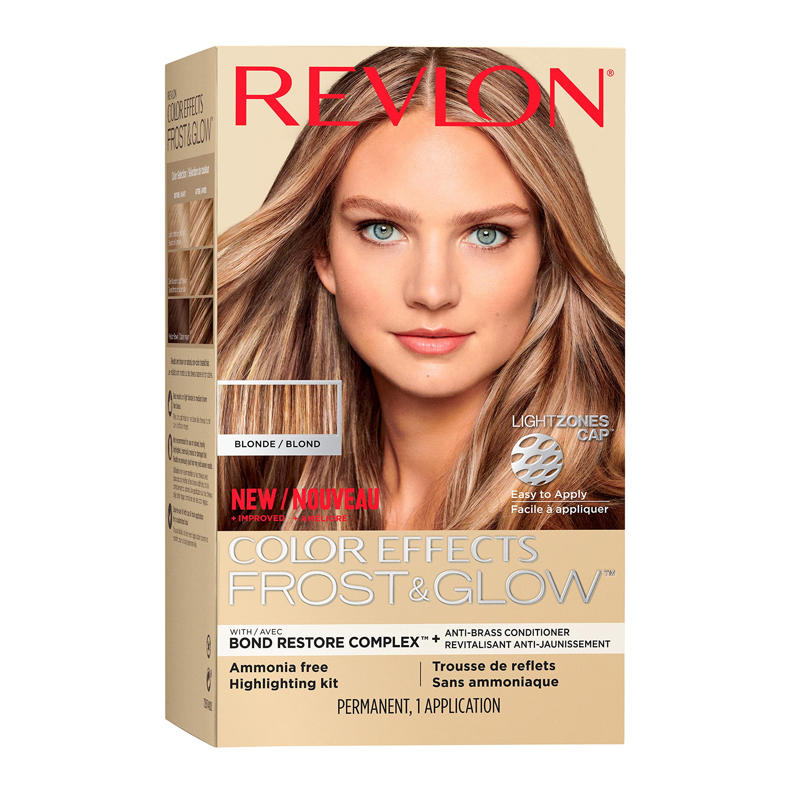 Revlon Color Effects Highlighting Kit, Permanent Hair Dye, Ammonia & Paraben Free, 8 Oz, Blonde, Model 7258744020