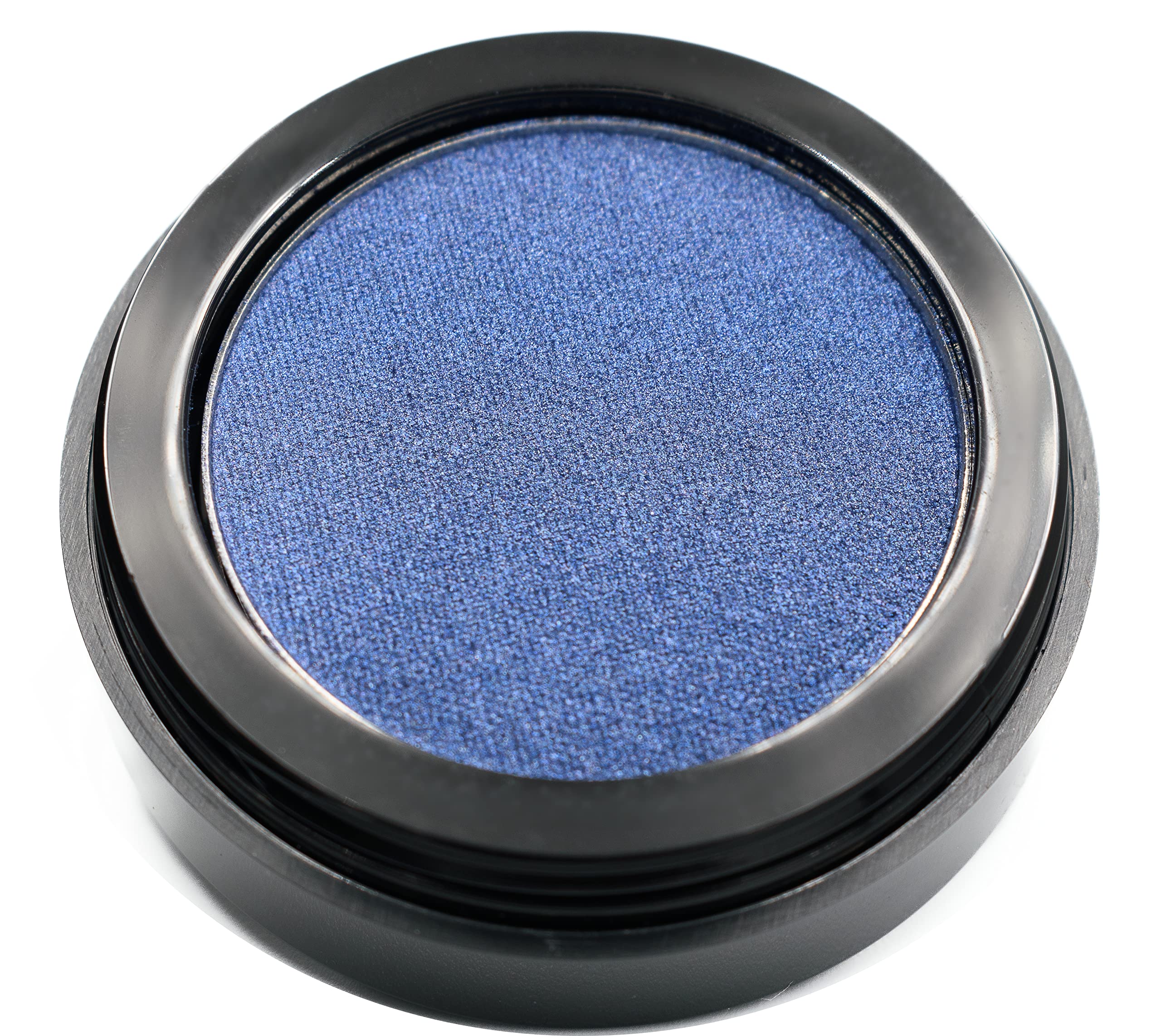 Pure Ziva Atlantic Navy Denim Royal Blue Sparkling Pressed Powder Single Vegan Eyeshadow; Talc, Paraben & Cruelty Free