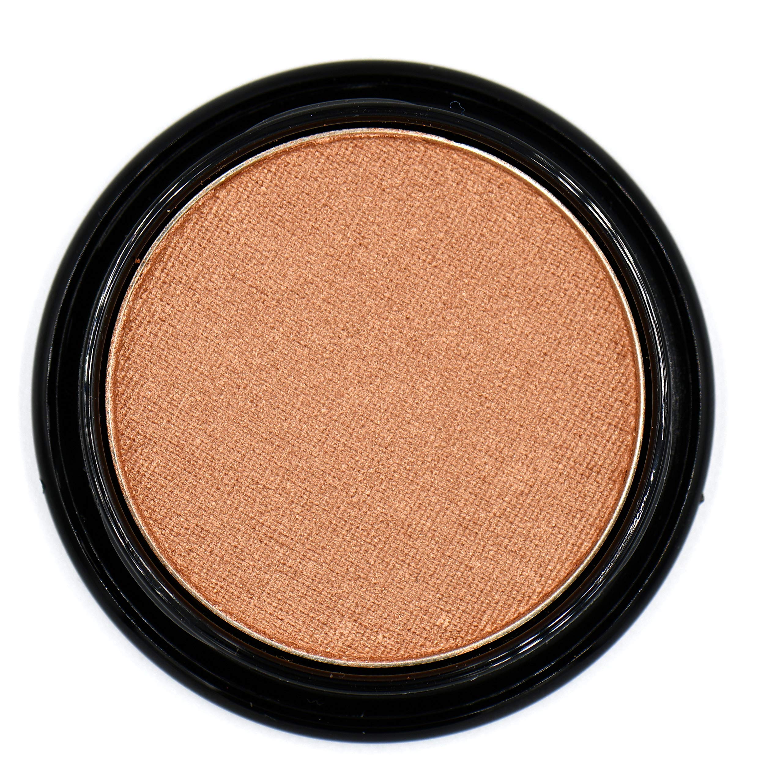 Pure Ziva Honeymoon Peach Golden Frosted Dusty Bronze Glam Goddess Brown Shimmer Pressed Powder Single Vegan Eyeshadow; Talc, Pa