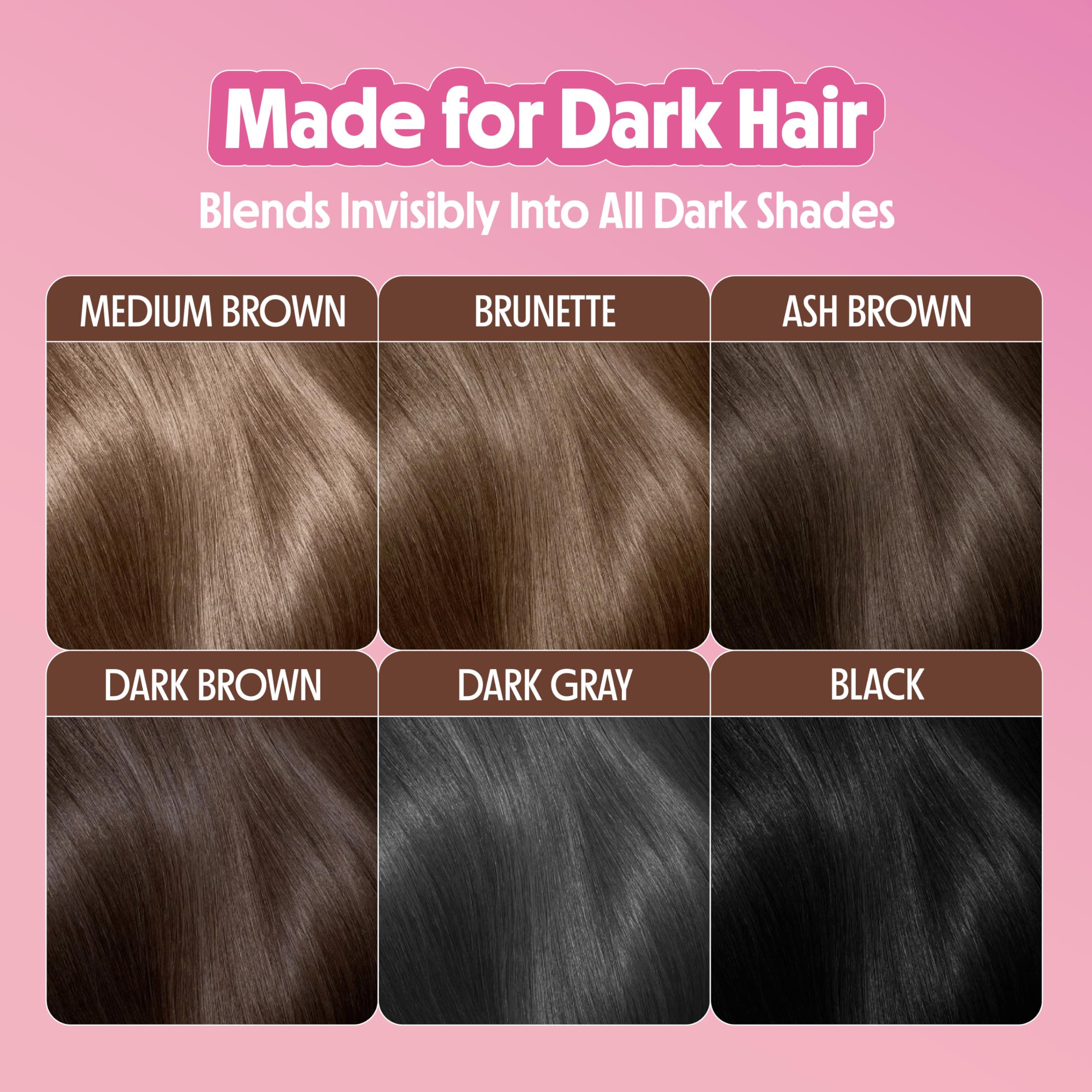 Not Your Mother's Clean Freak Dark Hair Dry Shampoo Powder (2-Pack) - .85 oz Each - Non-Aerosol Powder Absorbs Oil and Refreshes