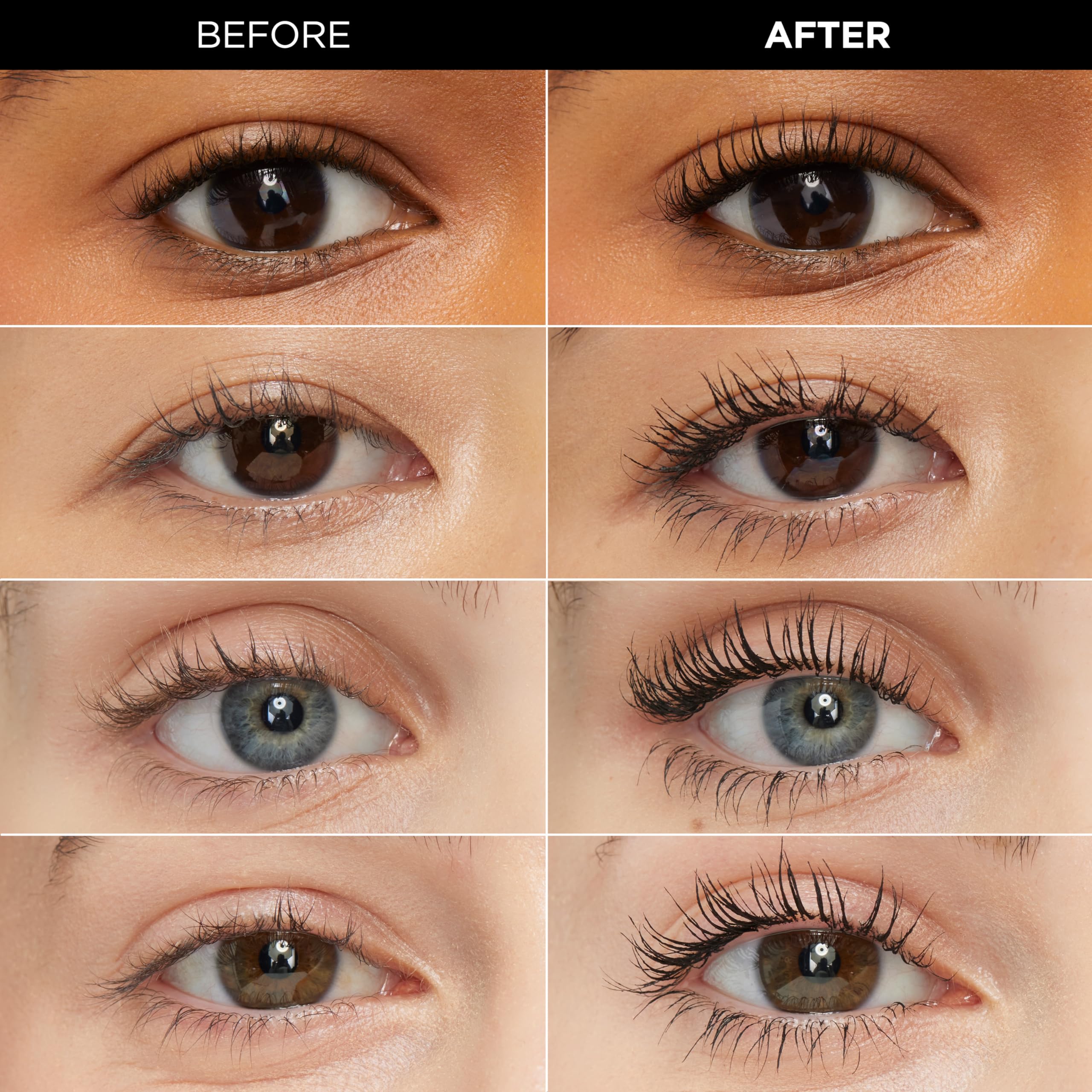 L'Oreal Paris Makeup Telescopic Original Lengthening, Lash Separating Mascara with Dual Precision Brush, Washable, Black Brown,