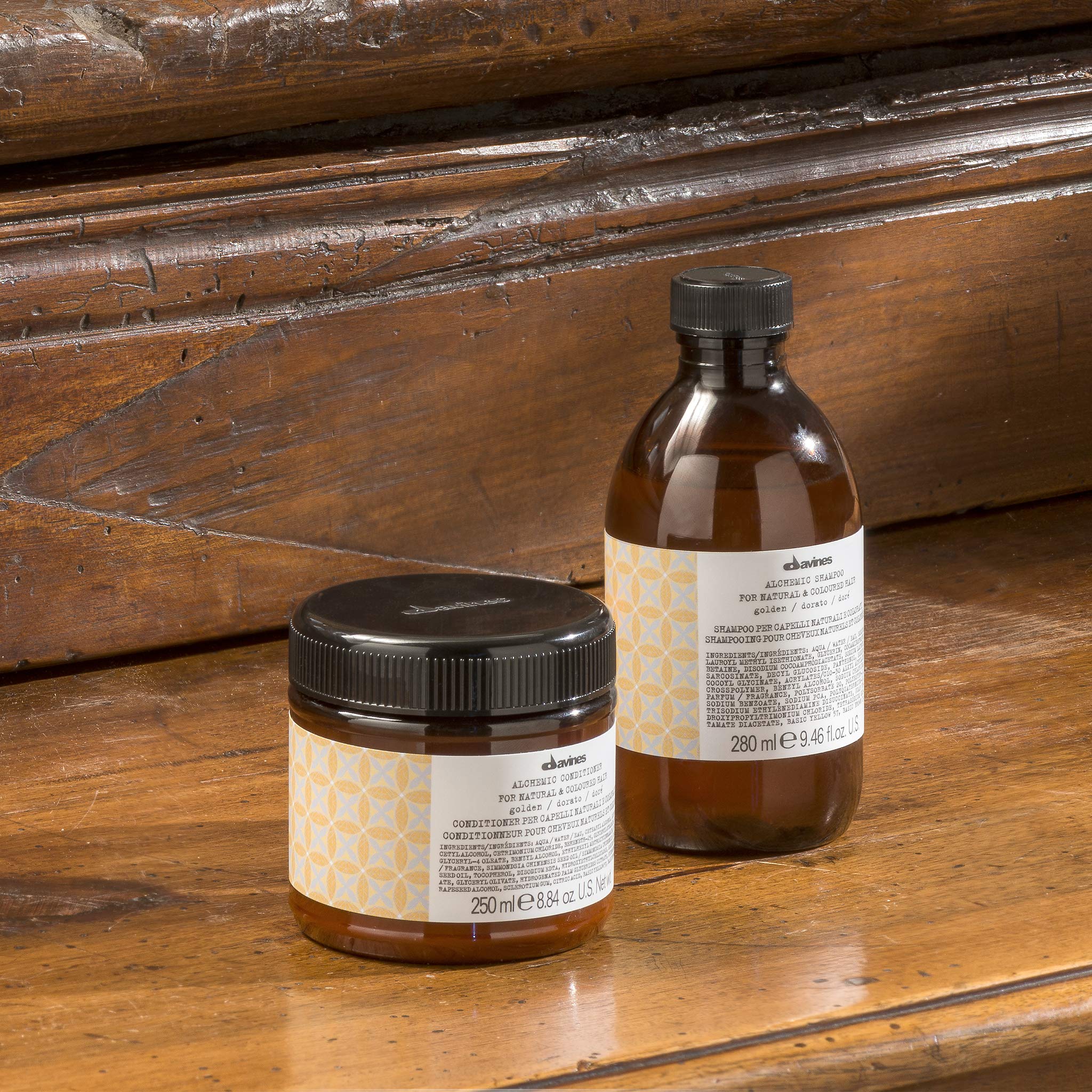 Davines Alchemic Conditioner, Golden, 8.80 Oz.